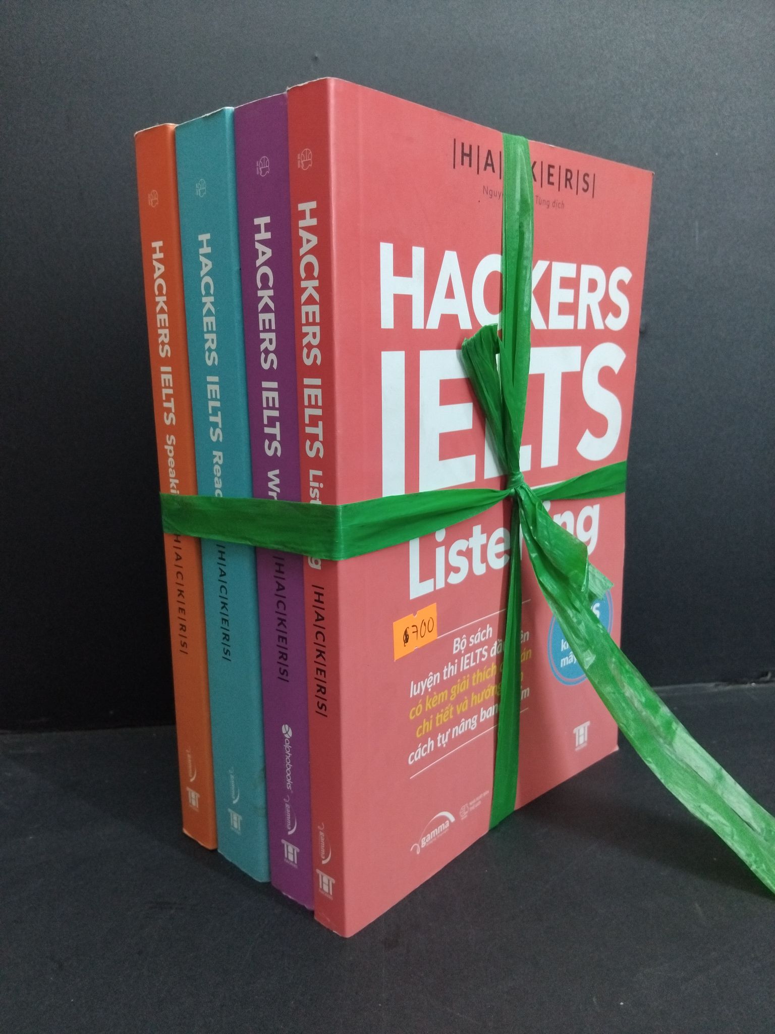 Bộ 4 cuốn hackers ielts mới 90% bẩn nhẹ HCM1001 HỌC NGOẠI NGỮ