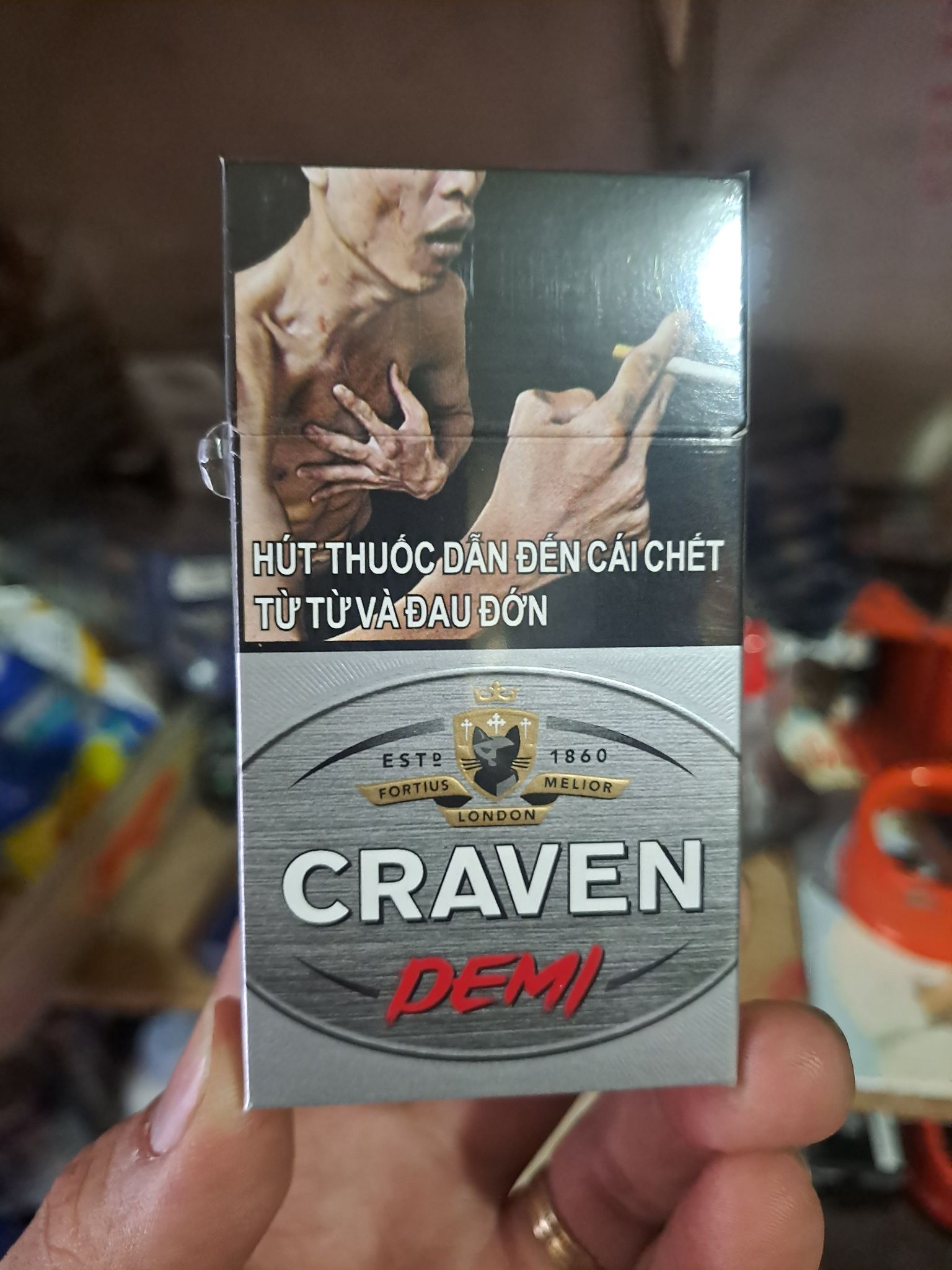 Thuốc lá Craven Demi - mèo mi gói 20 điếu