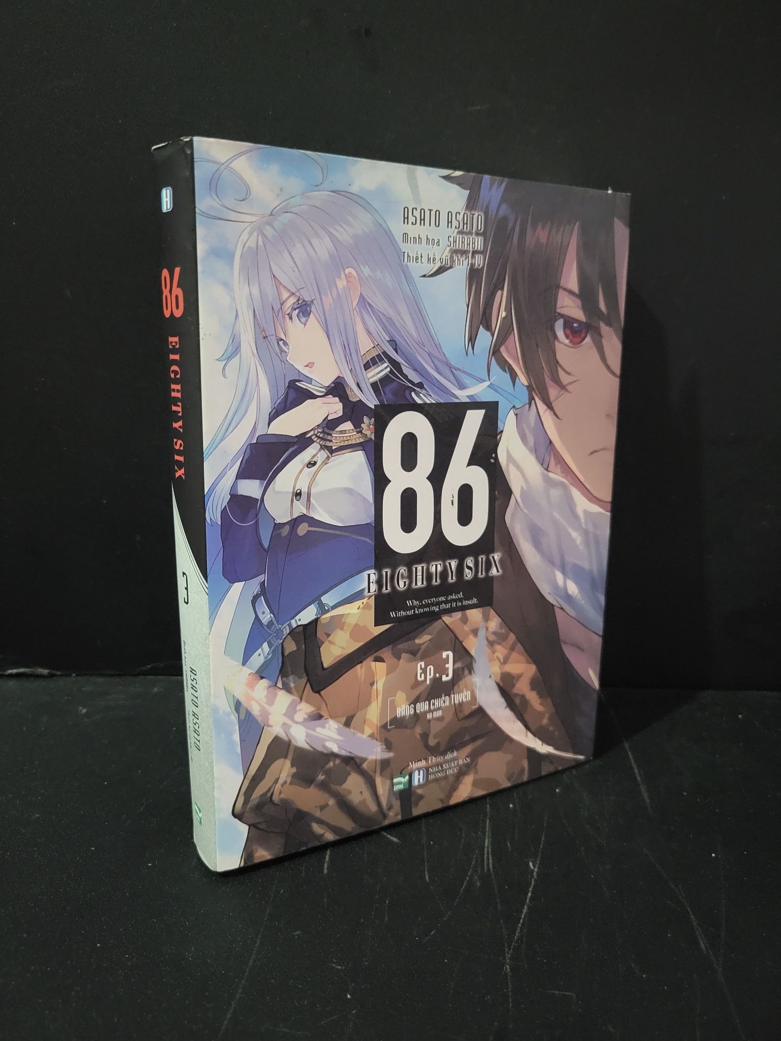 Eighty six tập 3 mới 90% bẩn nhẹ 2021 Asato Asato HCM3004 VĂN HỌC