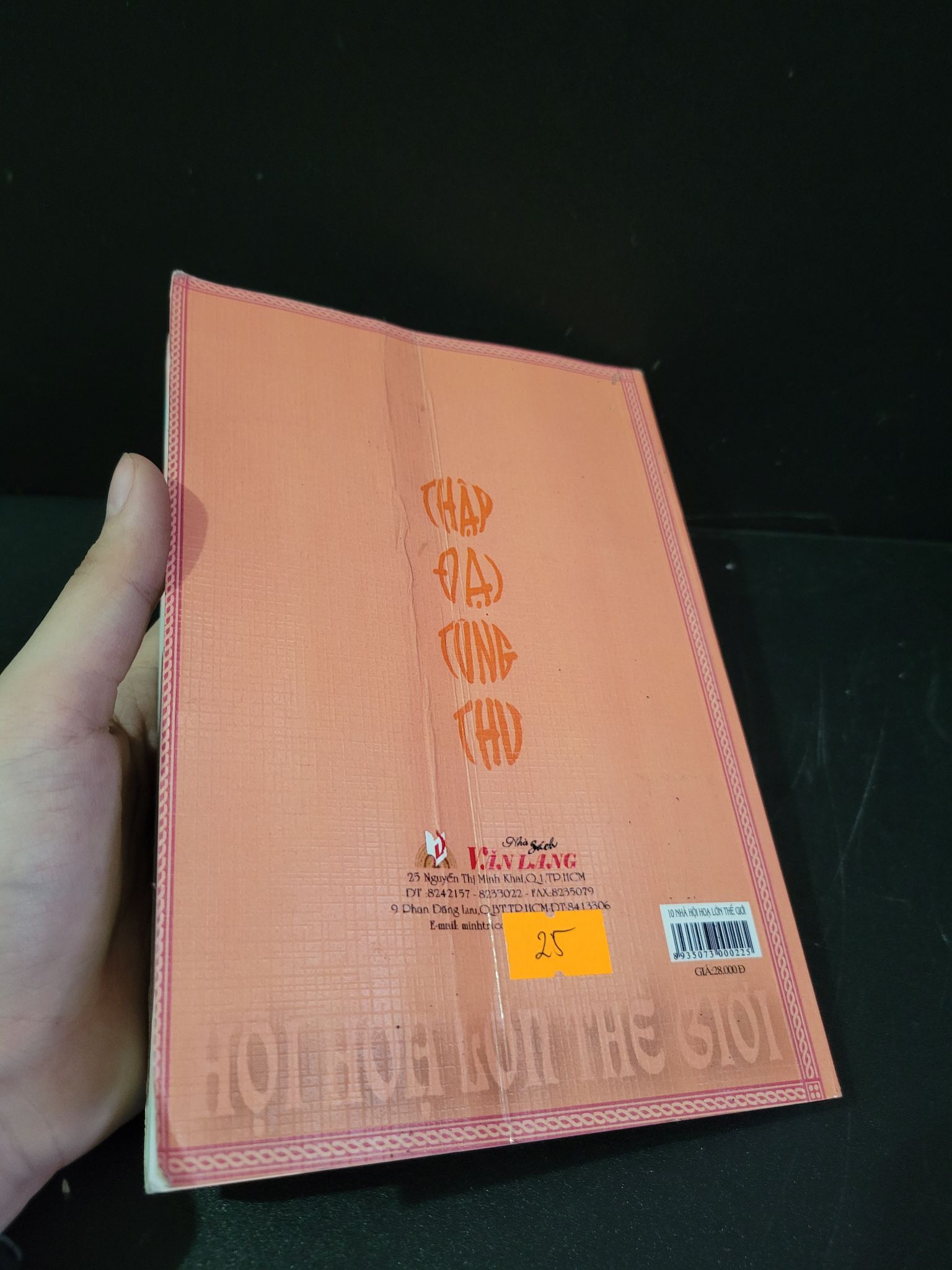 10 nhà hội họa lớn thế giới mới 90% bẩn nhẹ, gập bìa 2007 Âu Dương Anh HCM3004 DANH NHÂN