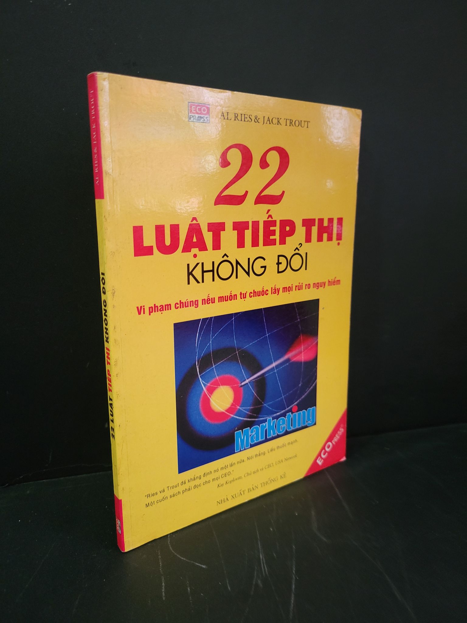 22 luật tiếp thị không đổi mới 90% bẩn bìa, ố nhẹ 2004 AL Ries & Jack Trout HCM3004 KỸ NĂNG