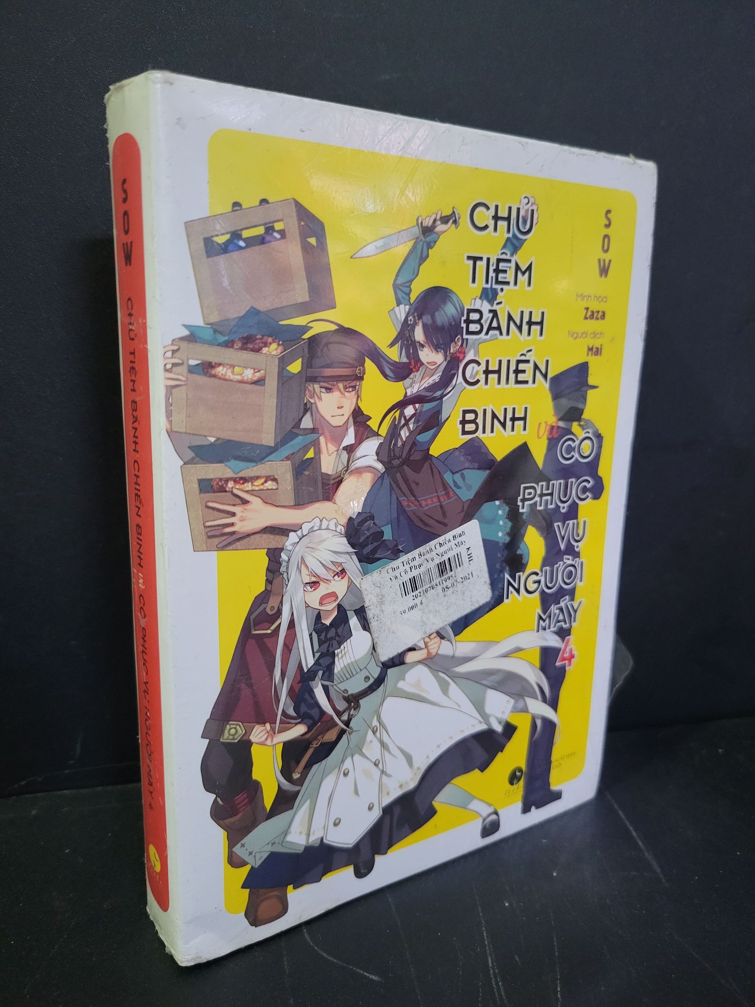 Chủ tiệm bánh chiến binh và cô phục vụ người máy 4 mới 95% bẩn nhẹ, còn seal Sow HCM3004 VĂN HỌC