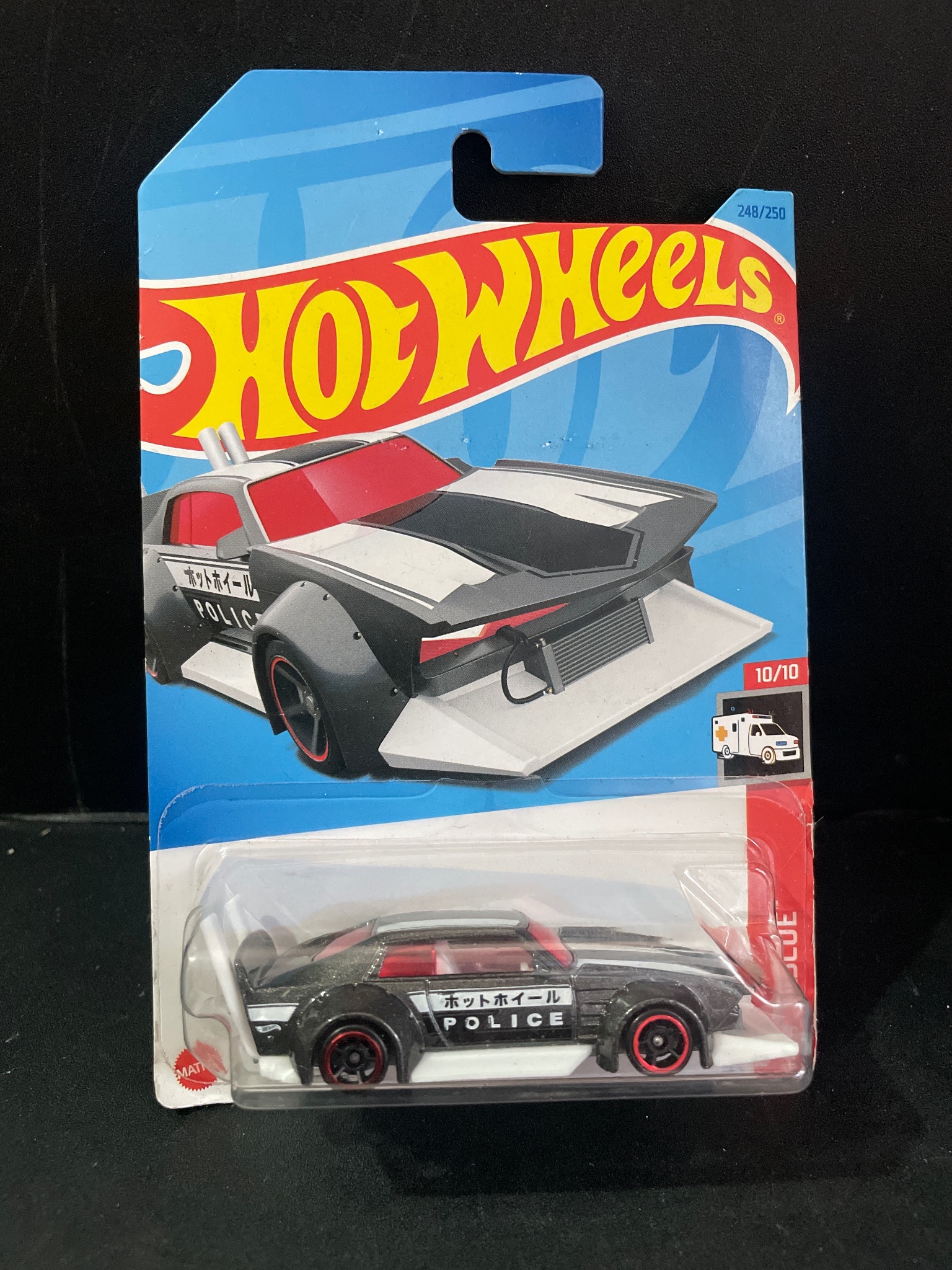 Xe Hot Wheel chính hãng Mad Manga seri HW Rescue 10/10