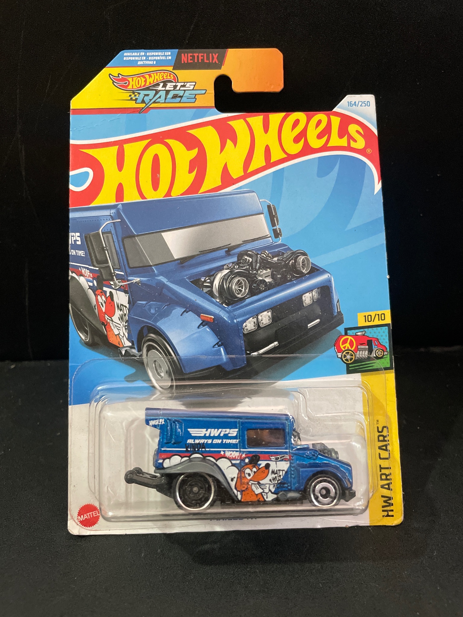 Xe Hot Wheel chính hãng Mailed It! seri HW Art Cars 10/10