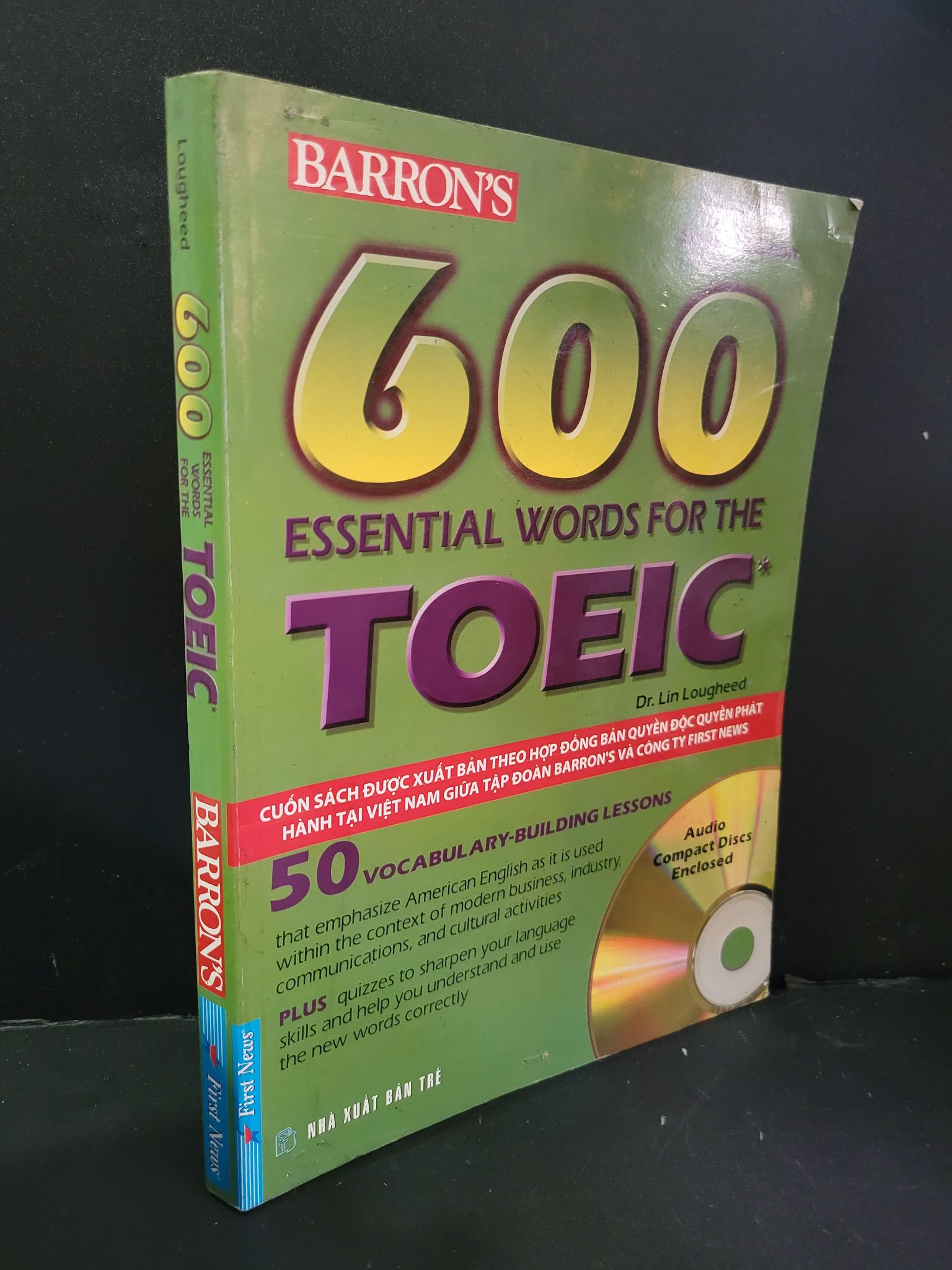 600 Essential words for the toeic second edition mới 80% bẩn bìa, ố nhẹ, có chữ ký 2007 Dr. Lin Lougheed HCM3004 HỌC NGOẠI NGỮ