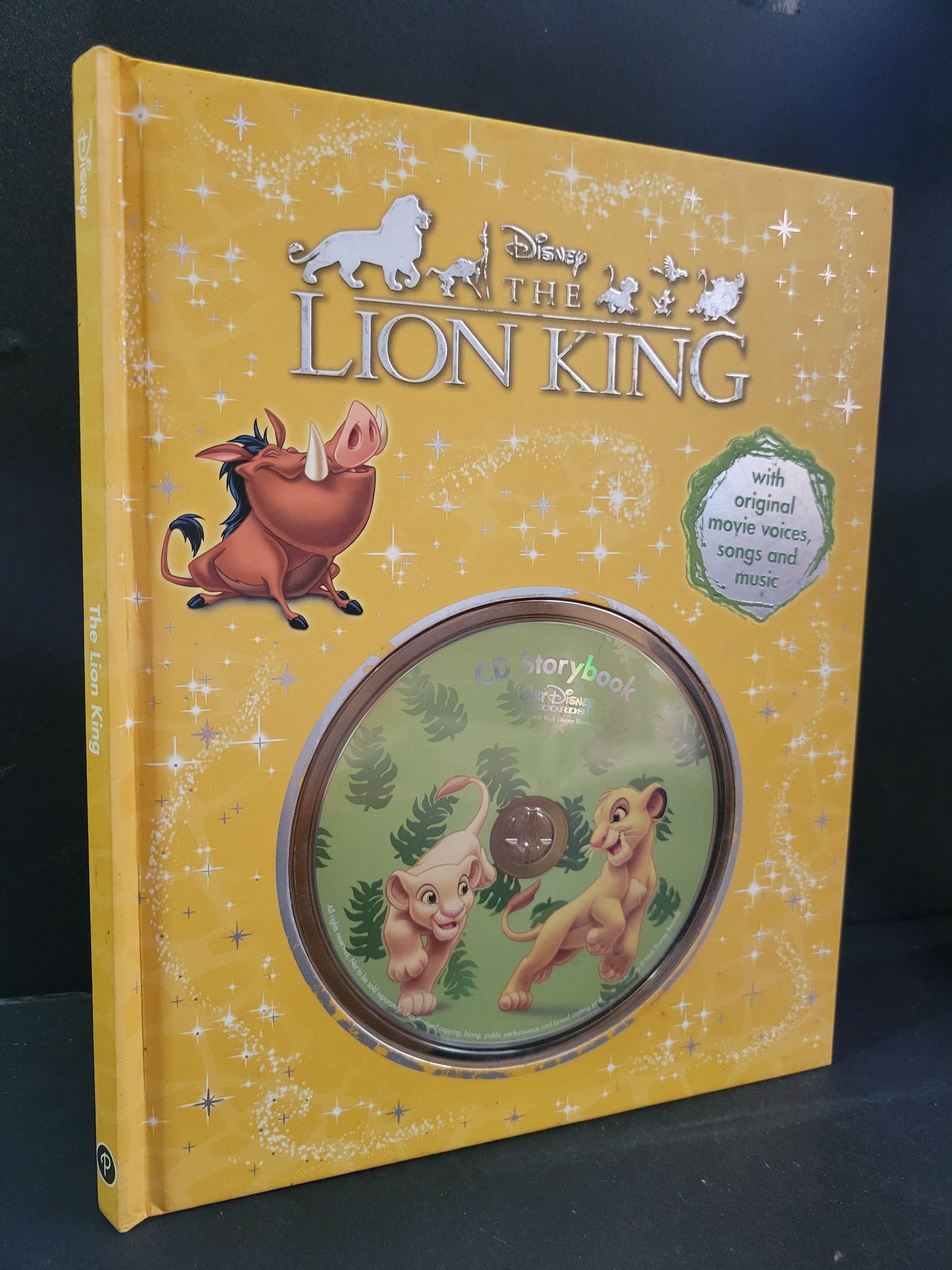 The lion king (bìa cứng, sách màu, kèm CD) mới 90% bẩn nhẹ Disney HCM3004 NGOẠI VĂN
