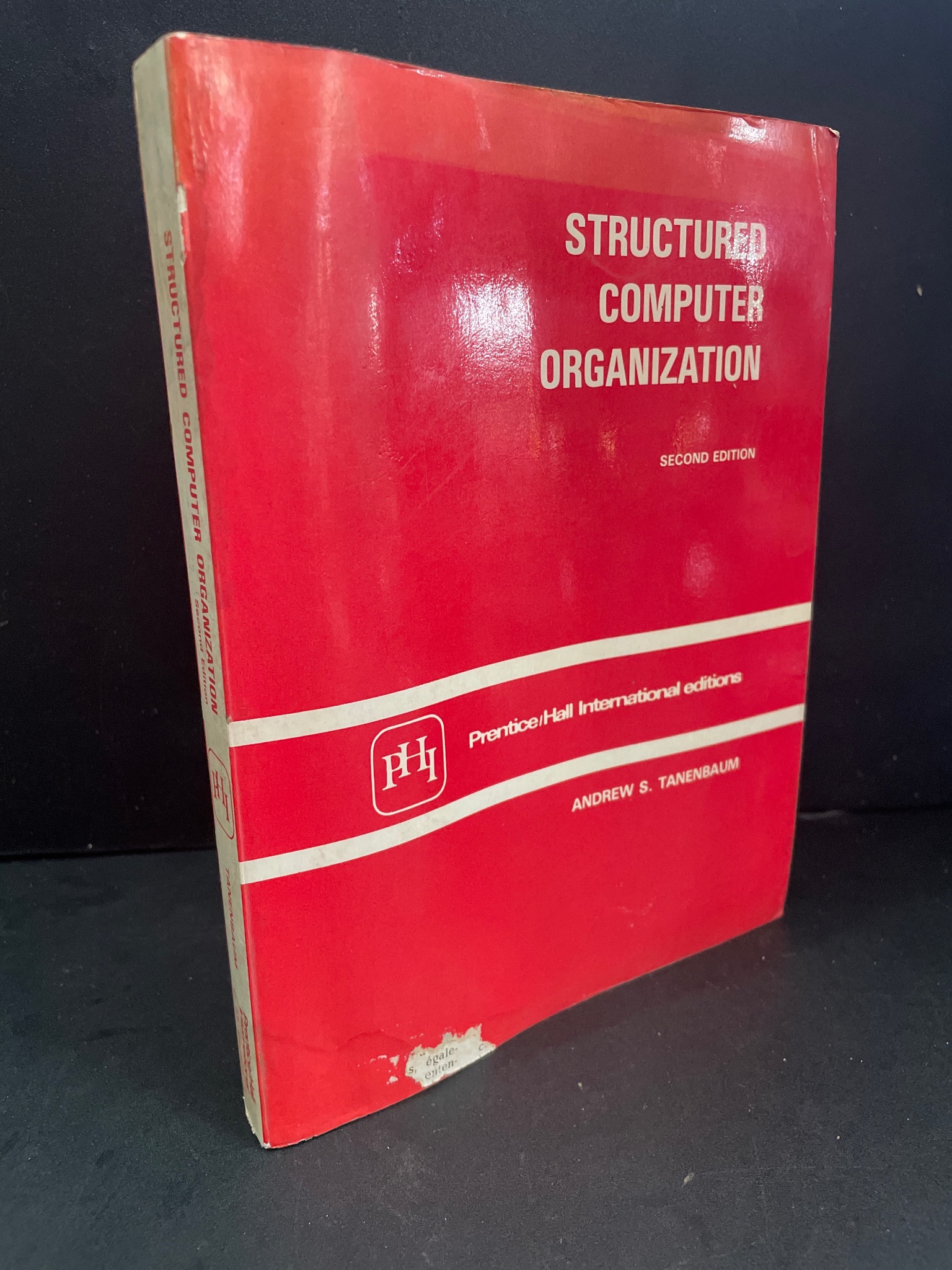 Structured computer organization second edition mới 80% bẩn bìa, ố, có vệt nước Andrew S.Tanenbaum HCM3004 NGOẠI VĂN