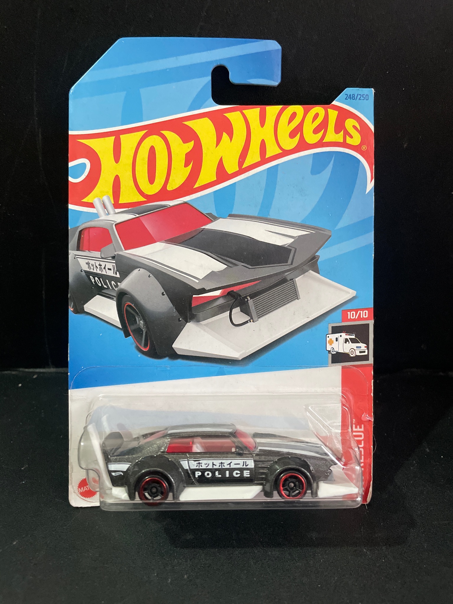 Xe Hot Wheel chính hãng Mad Manga seri HW Rescue 10/10.