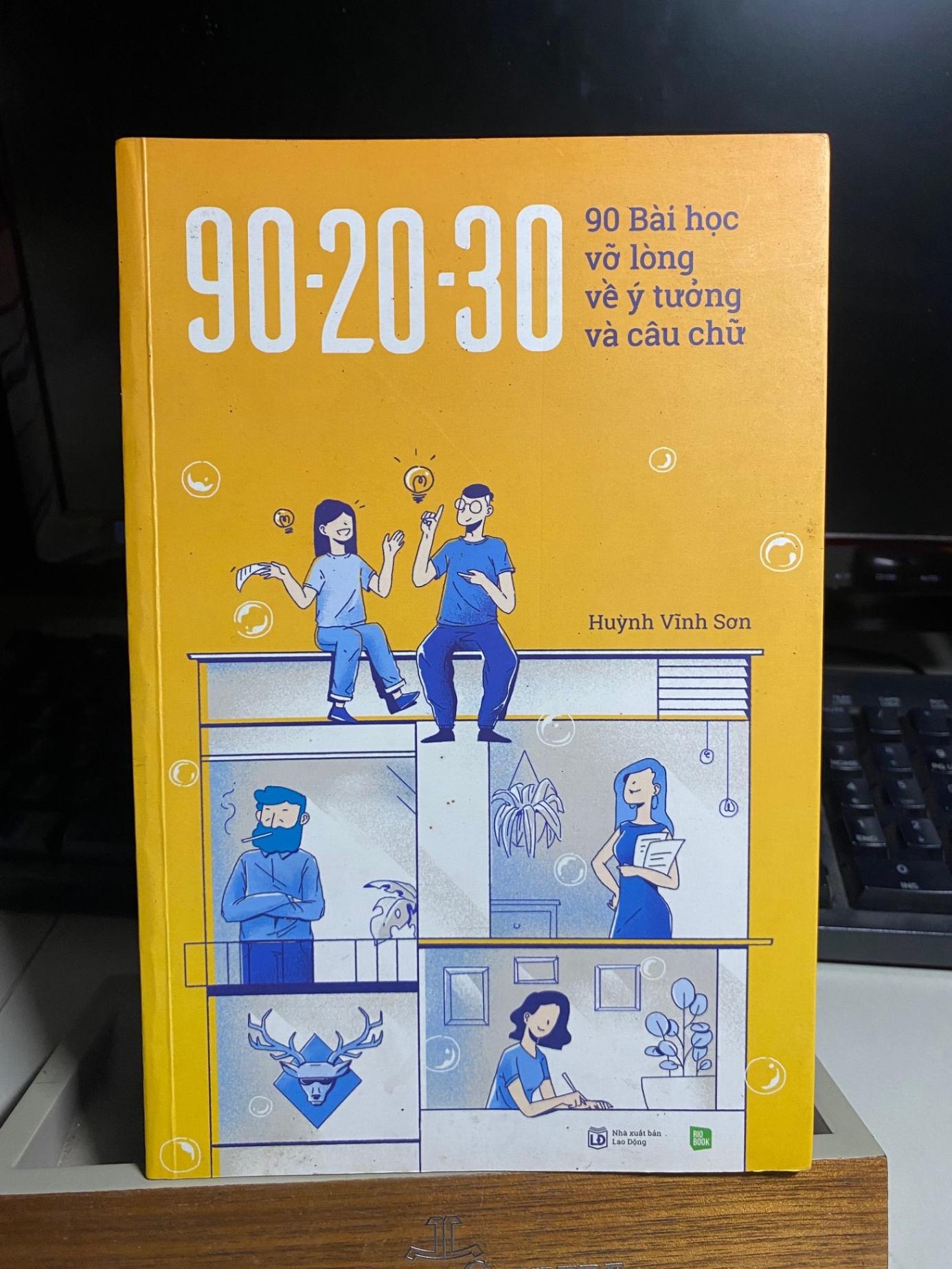 90-20-30 90 Bài Học Vỡ Lòng Về Ý Tưởng Và Câu Chữ (2018) (Bản Đen Trắng)-Tác giả:Huỳnh Vĩnh Sơn- Sách Marketing STB1102