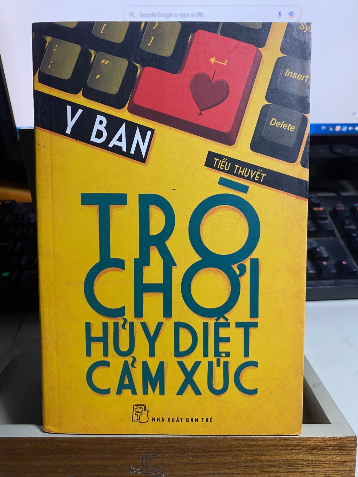 Trò Chơi Huỷ Diệt Cảm Xúc- Y Ban- Tiểu thuyết-NXB Trẻ-Sách mới 80% giấy xốp vàng cạnh STB1088