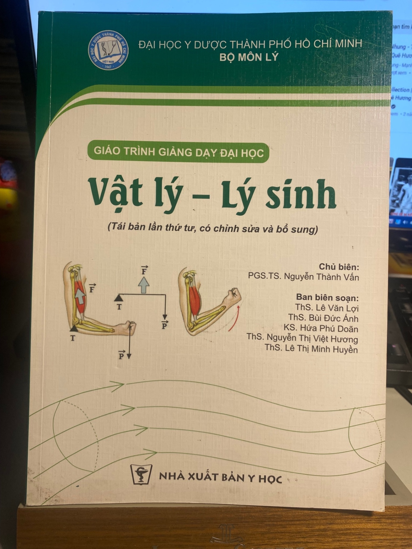 Giáo Trình Giảng Dạy Đại Học : Vật Lý- Lý Sinh- ĐH Y Dược Tp HCM bộ môn lý- NXB Y Học STB977