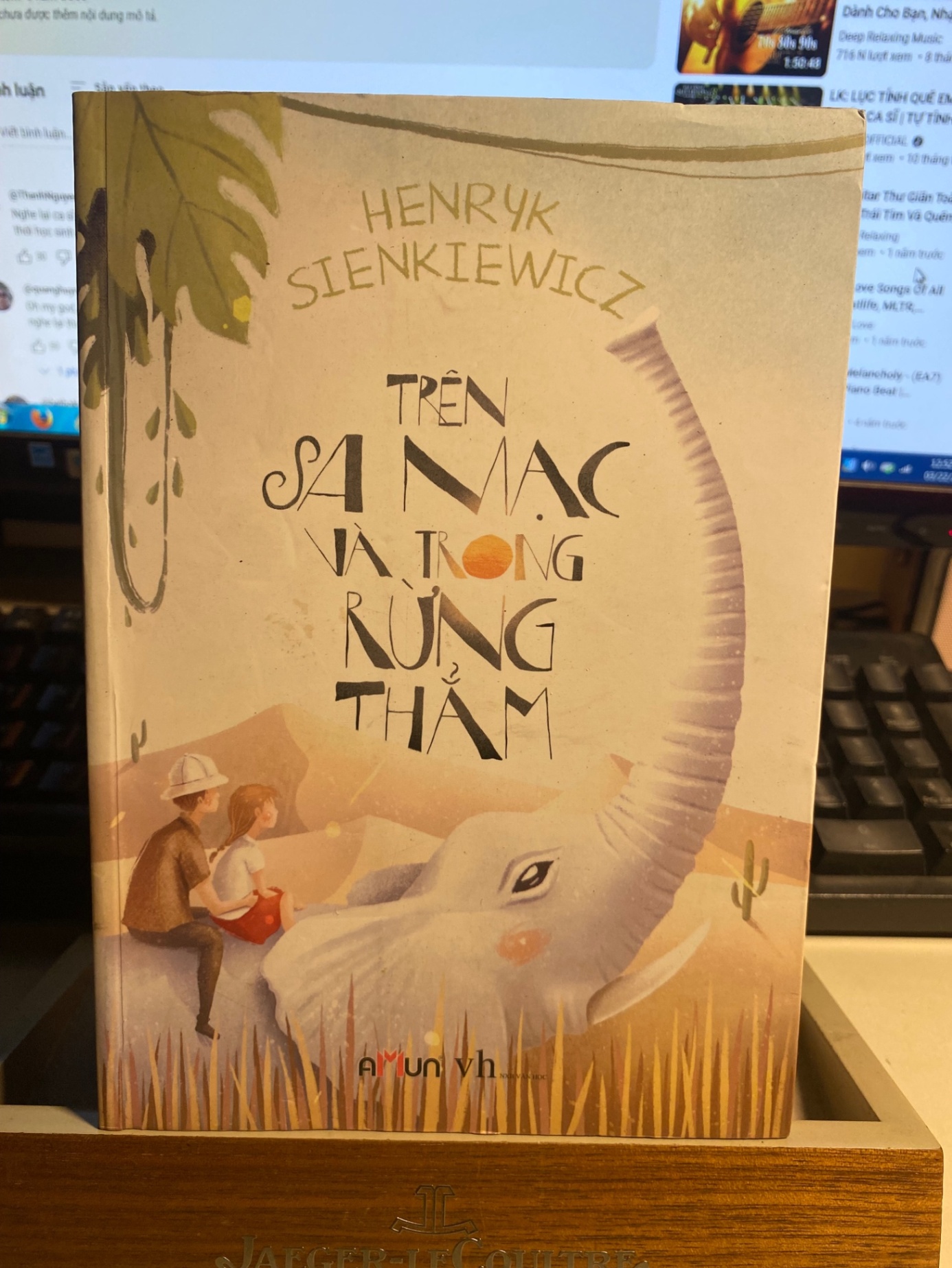 Trên Sa Mạc Và Trong Rừng Thẳm-Tác giả Henryk Sienkiewicz-Văn Học Kinh Điển- Sách chưa qua sử dụng có ố cạnh, mới 90% STB665
