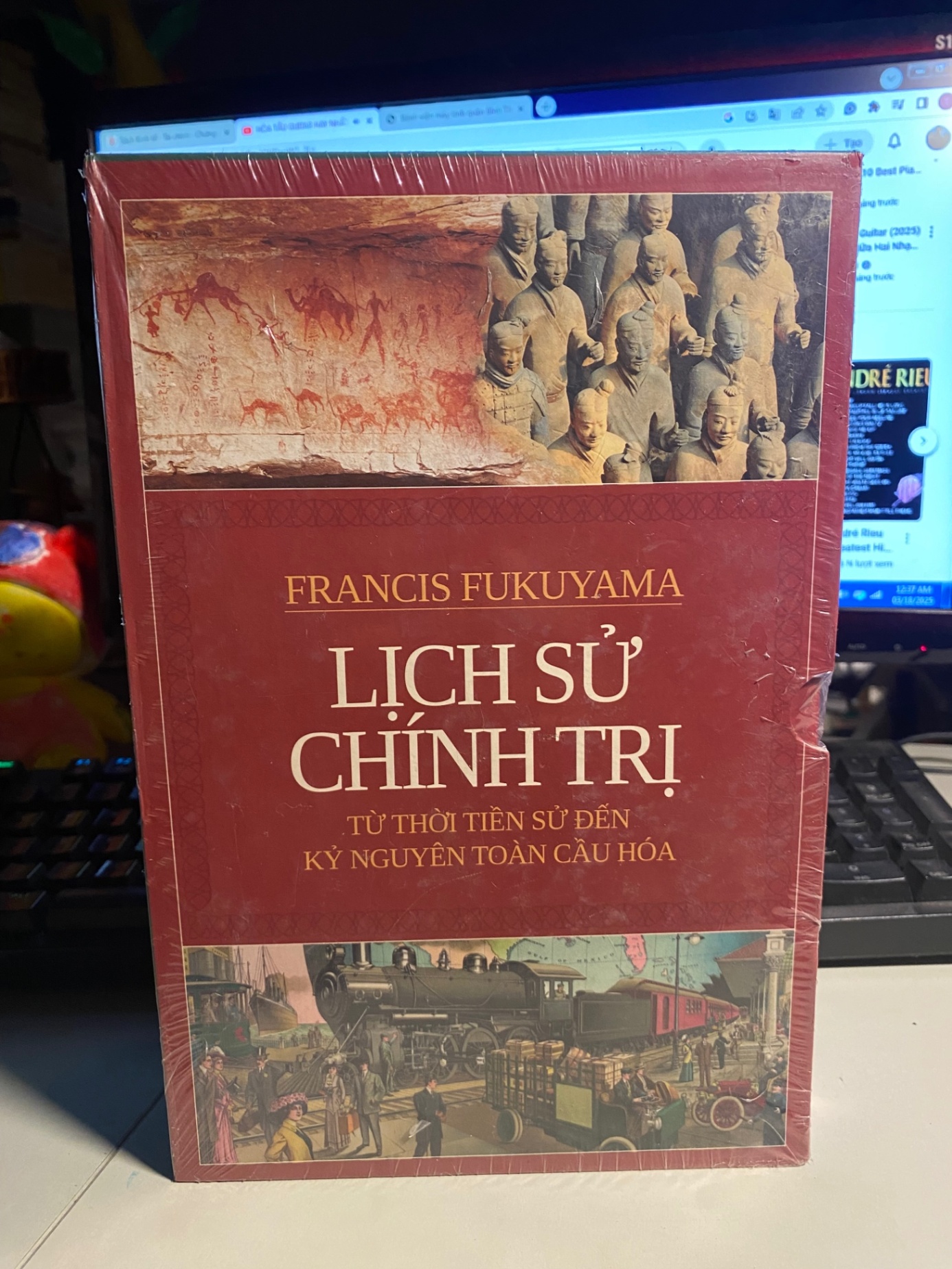 Lịch Sử Chính Trị -Bộ Sách Fukuyama ( boxset 2quyển bìa cứng)- mới nguyên seal STB579