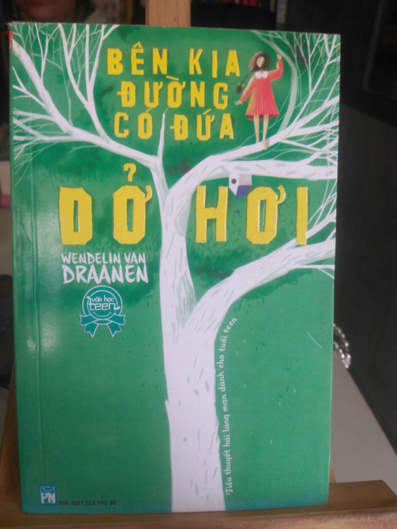 Bên kia đường có đứa dở hơi mới 70% ố tróc bìa 2015 Wendelin Van Draanen [1301] SÁCH VĂN HỌC STB130