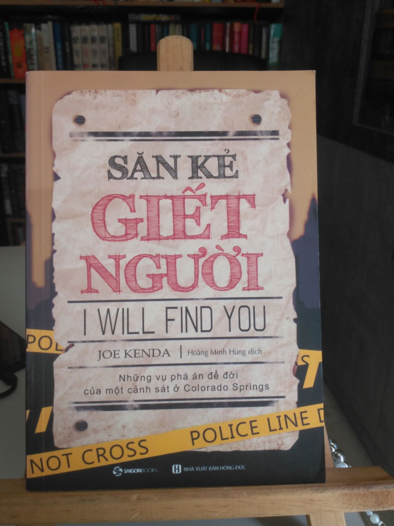 Săn kẻ giết người-mới 95% nhăn trang 2019 Joe Kenda [1301] STB138