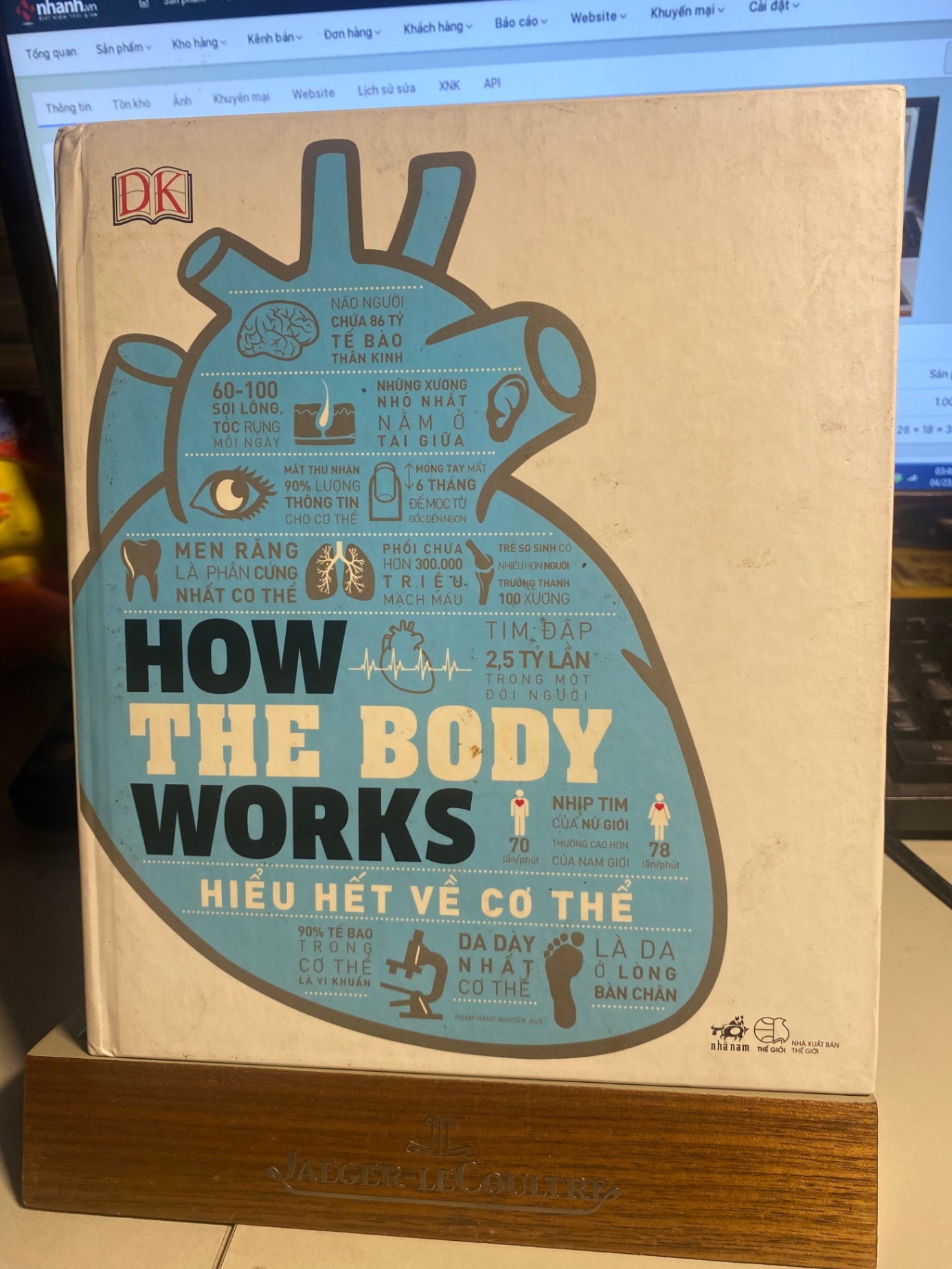 How The Body Works - Hiểu Hết Về Cơ Thể-Tác giả DK -Người Dịch:Phạm Hằng Nguyên--Sách Kĩ Năng- Sách qua sử dụng còn mới đẹp STB998