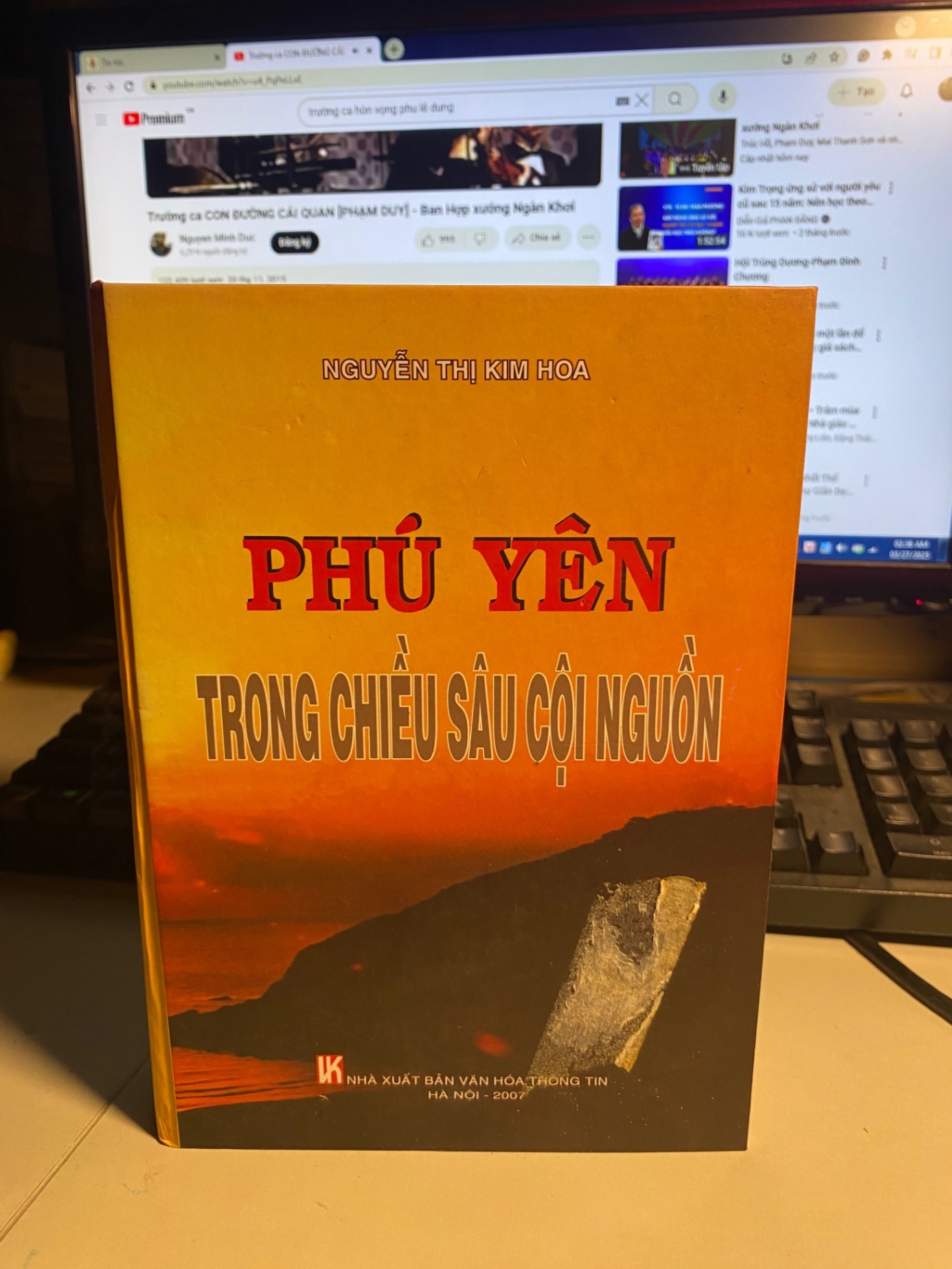 Phú Yên Trong Chiều Sâu Cội Nguồn- Tác giả Nguyễn Thị Kim Hoa- bìa cứng- năm xb 2007 STB715