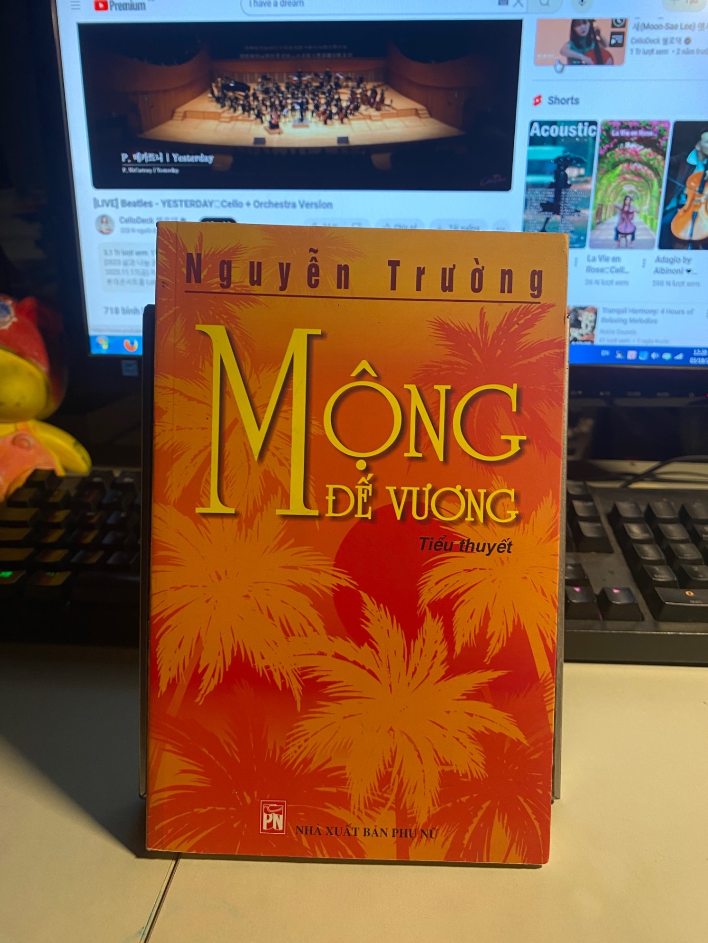 Mộng Đế Vương-Tác giả Nguyễn Trường-NXB Phụ Nữ - Tiểu thuyết- Sách lưu kho mới 95% STB576