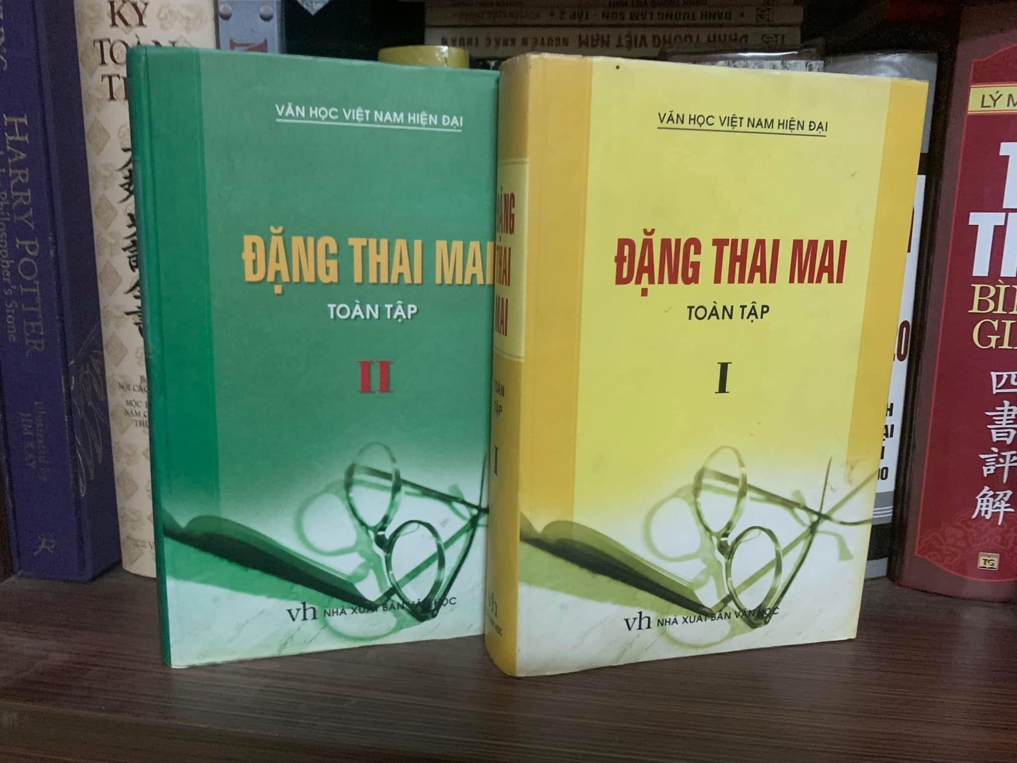 Đặng Thái Mai Toàn Tập (bộ 2 tập bìa cứng) -NXB Văn Học 2004 -bìa cứng,khổ 16x24cm , 792+997 trang -Sách lưu kho còn đẹp STB1610