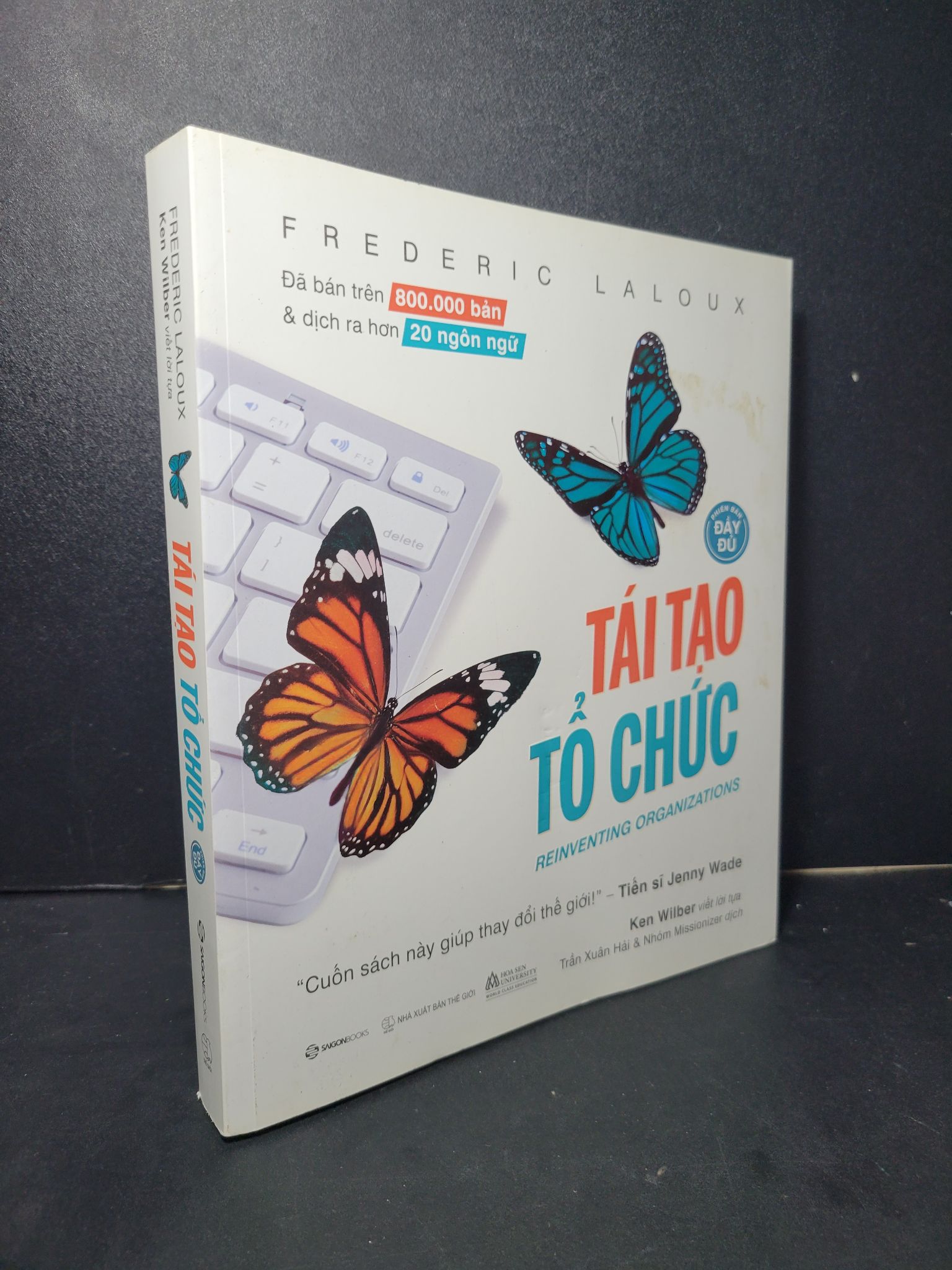 Tái tạo tổ chức mới 90% bẩn bìa 2023 Frederic Laloux HCM2205 MARKETING KINH DOANH