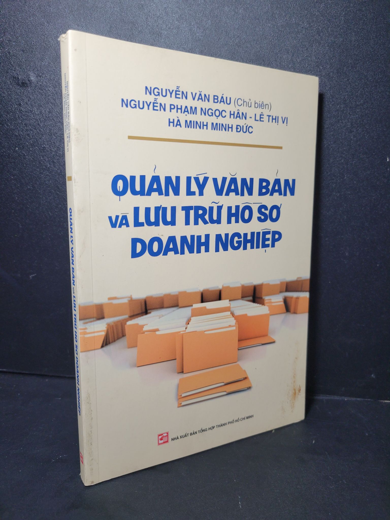 Quản lý văn bản và lưu trữ hồ sơ doanh nghiệp mới 90% bẩn bìa 2020 Nguyễn Văn Bàu HCM2205 MARKETING KINH DOANH