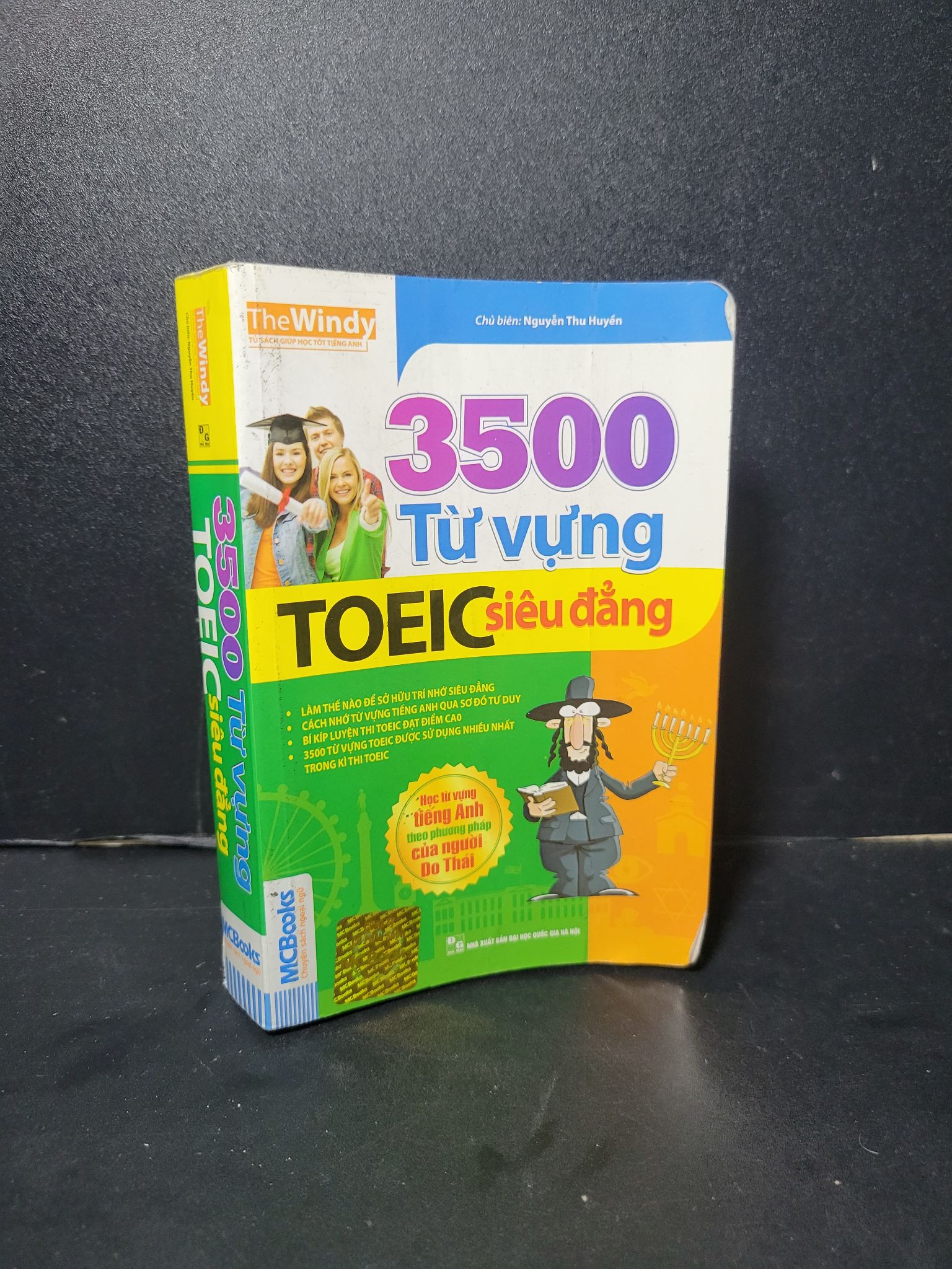 3500 từ vựng toeic siêu đẳng mới 70% bẩn bìa, ố nhẹ, tróc bìa, rách gáy 2017 Nguyễn Thu Huyền HCM2205 HỌC NGOẠI NGỮ