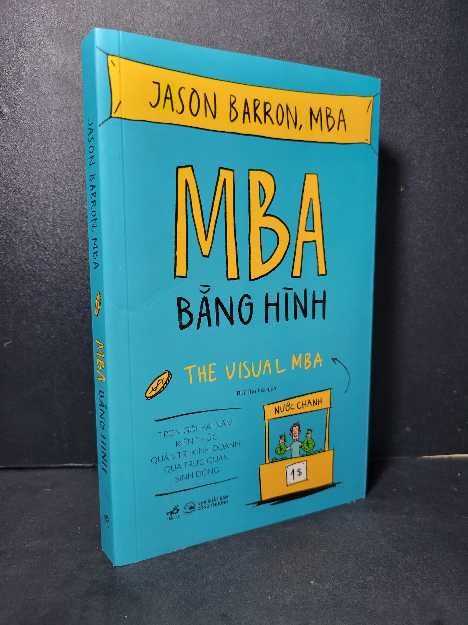 MBA bằng hình mới 90% bẩn nhẹ 2023 Jason Barron HCM2205 QUẢN TRỊ
