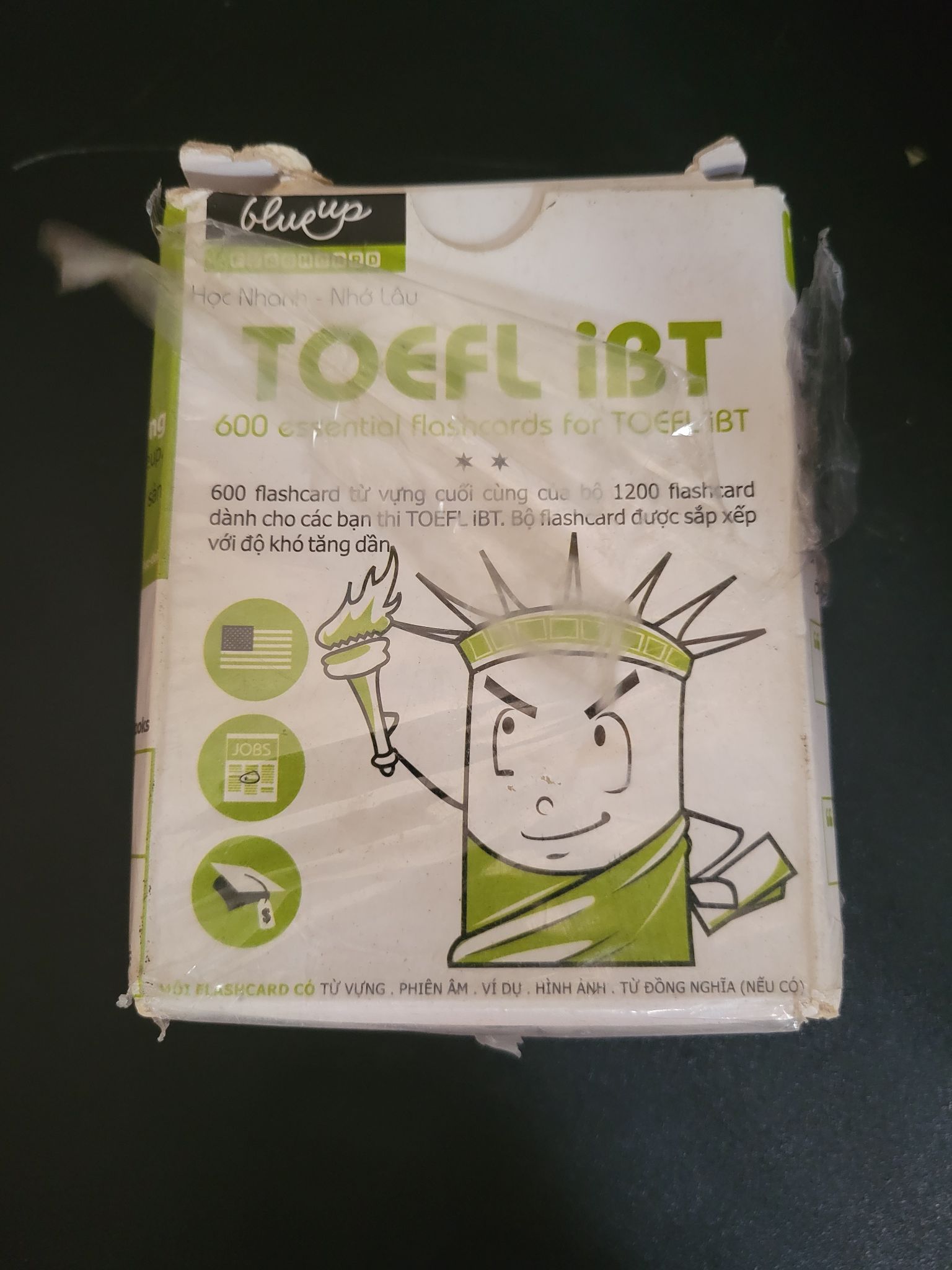 Toefl iBT phần 2 mới 90% bẩn hộp Blueup HCM2205 HỌC NGOẠI NGỮ