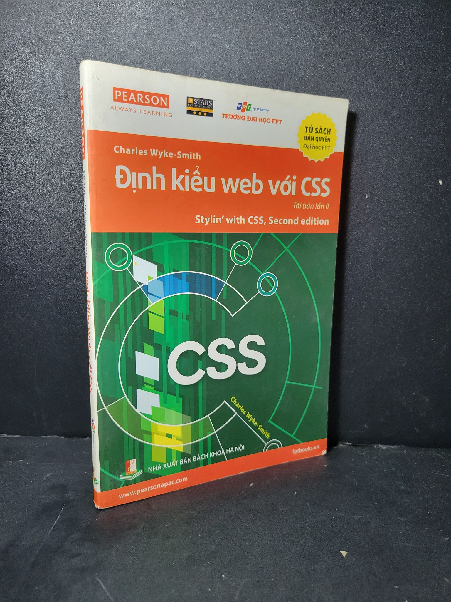 Định kiểu web với css mới 80% bẩn bìa, ố nhẹ, tróc gáy, có chữ viết 2016 Charles Wyke-Smith HCM2205 GIÁO TRÌNH, CHUYÊN MÔN