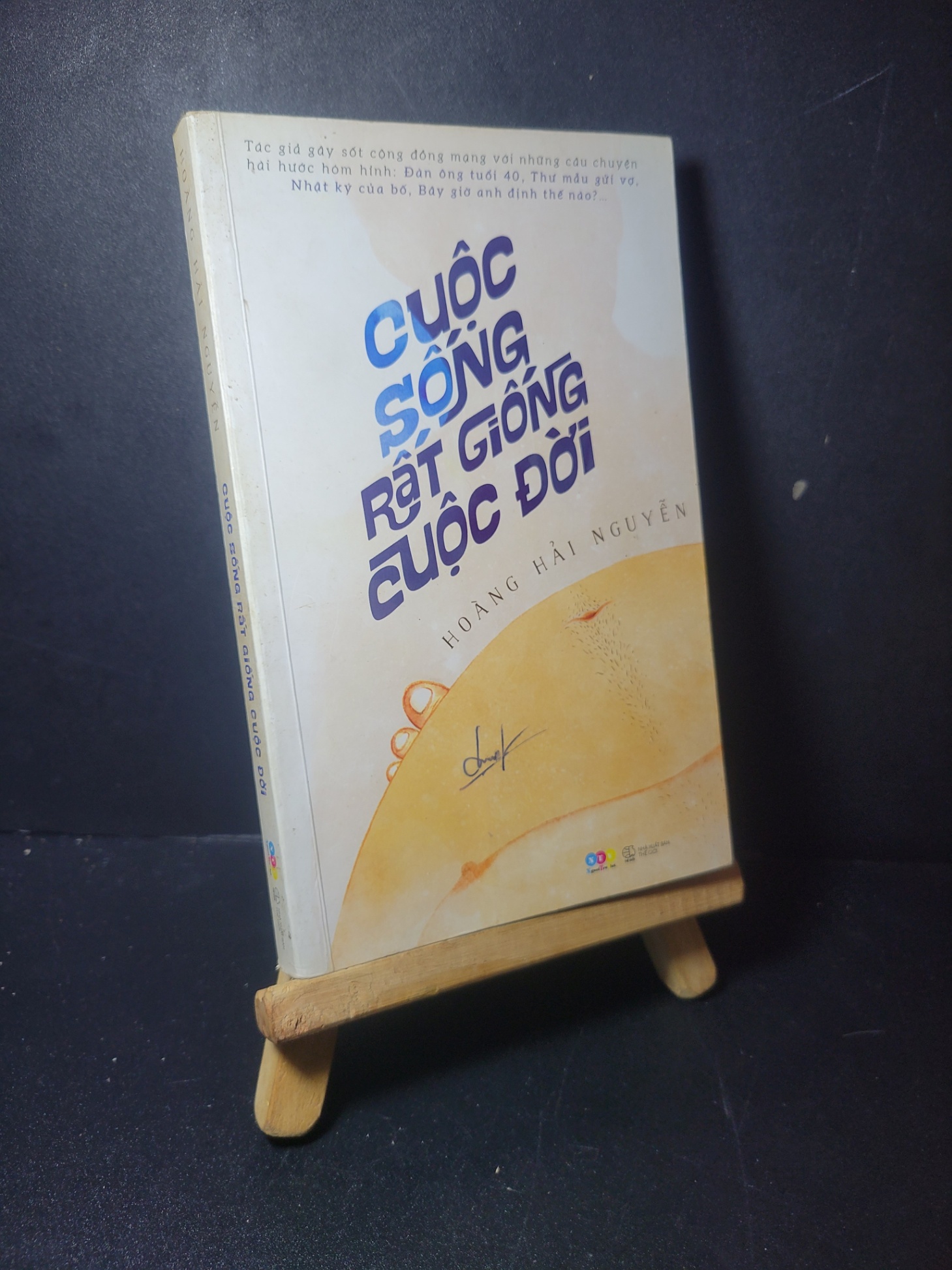 Cuộc sống rất giống cuộc đời 2016 mới 70% bẩn bìa, có chữ ký, highlight, có vệt nước  Hoàng Hải Nguyễn HCM0906 VĂN HỌC