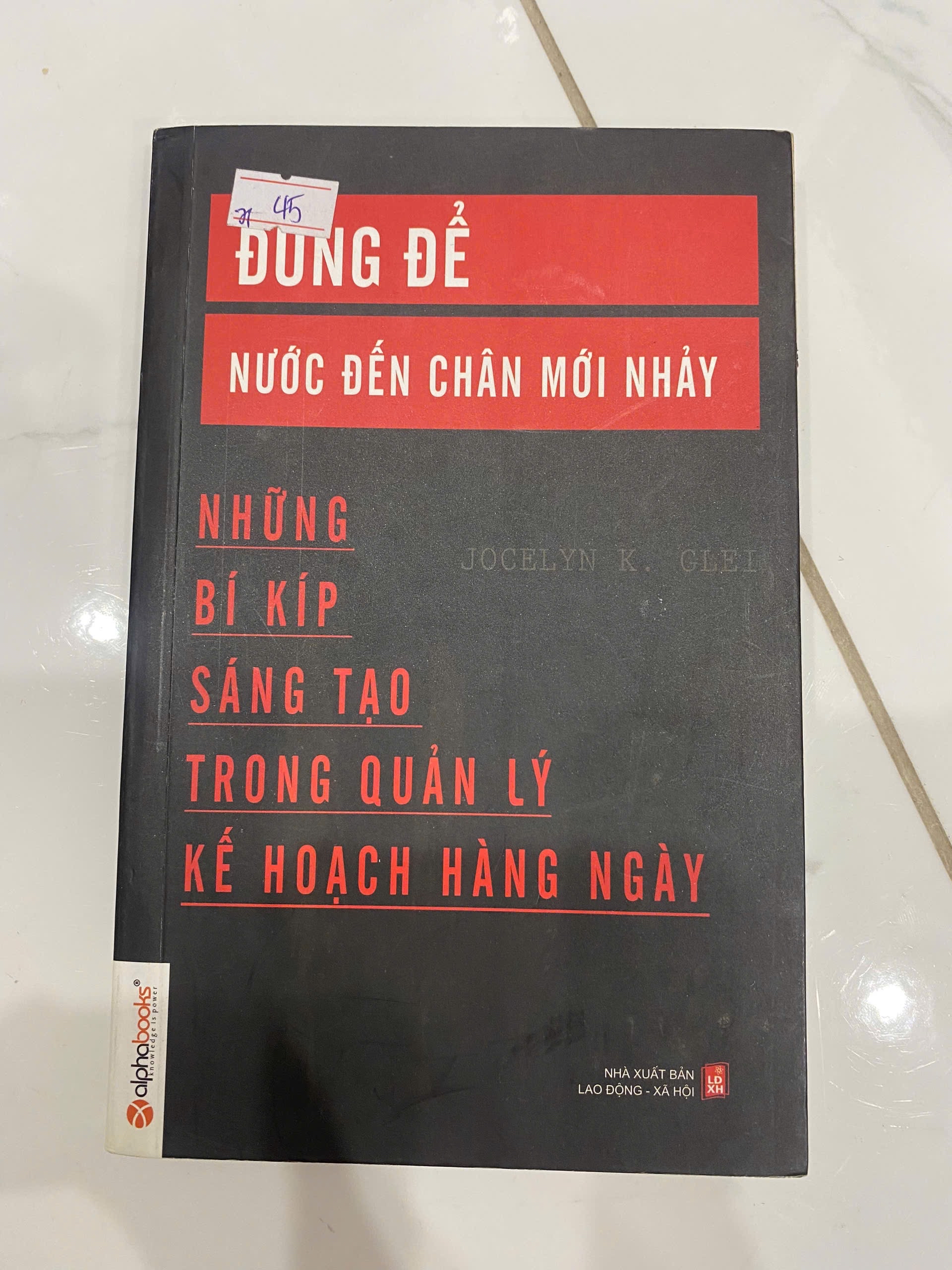 Đừng để nước đến chân mới nhảy  TKB1806 KỸ NĂNG