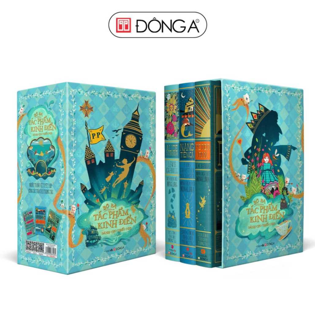 Bộ ba tác phẩm kinh điển dành cho thiếu nhi (Peter Pan, Alice, Nàng tiên cá) - Đông A, Sách thiếu nhi