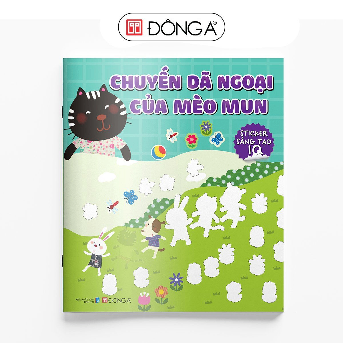 Sticker sáng tạo IQ- Chuyến dã ngoại của mèo mun - Đông A, Sách thiếu nhi