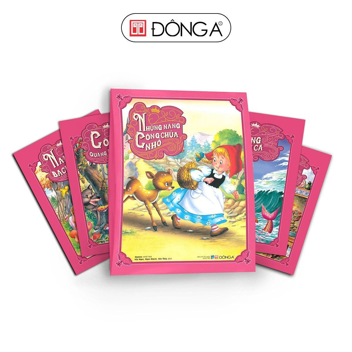 Bộ sách Những nàng công chúa nhỏ (4 tập) - Đông A, Bộ có túi