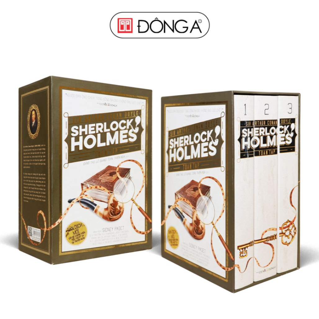 Sherlock Holmes toàn tập (bộ 3t) - bìa mềm - 495 - Đông A, Văn học nước ngoài