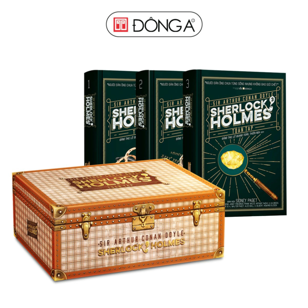 Sherlock Holmes toàn tập (bộ 3t) - bìa cứng - 750 - Đông A, Văn học nước ngoài