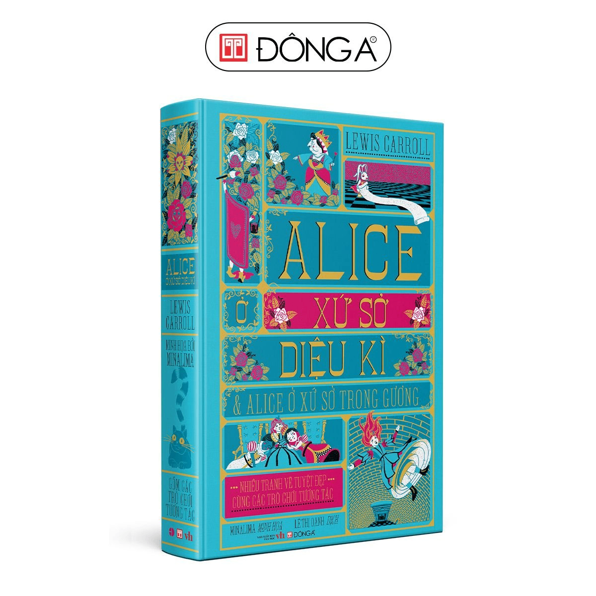 Alice ở xứ sở diệu kì & Alice ở xứ sở trong gương - 550 - Đông A, Sách thiếu nhi