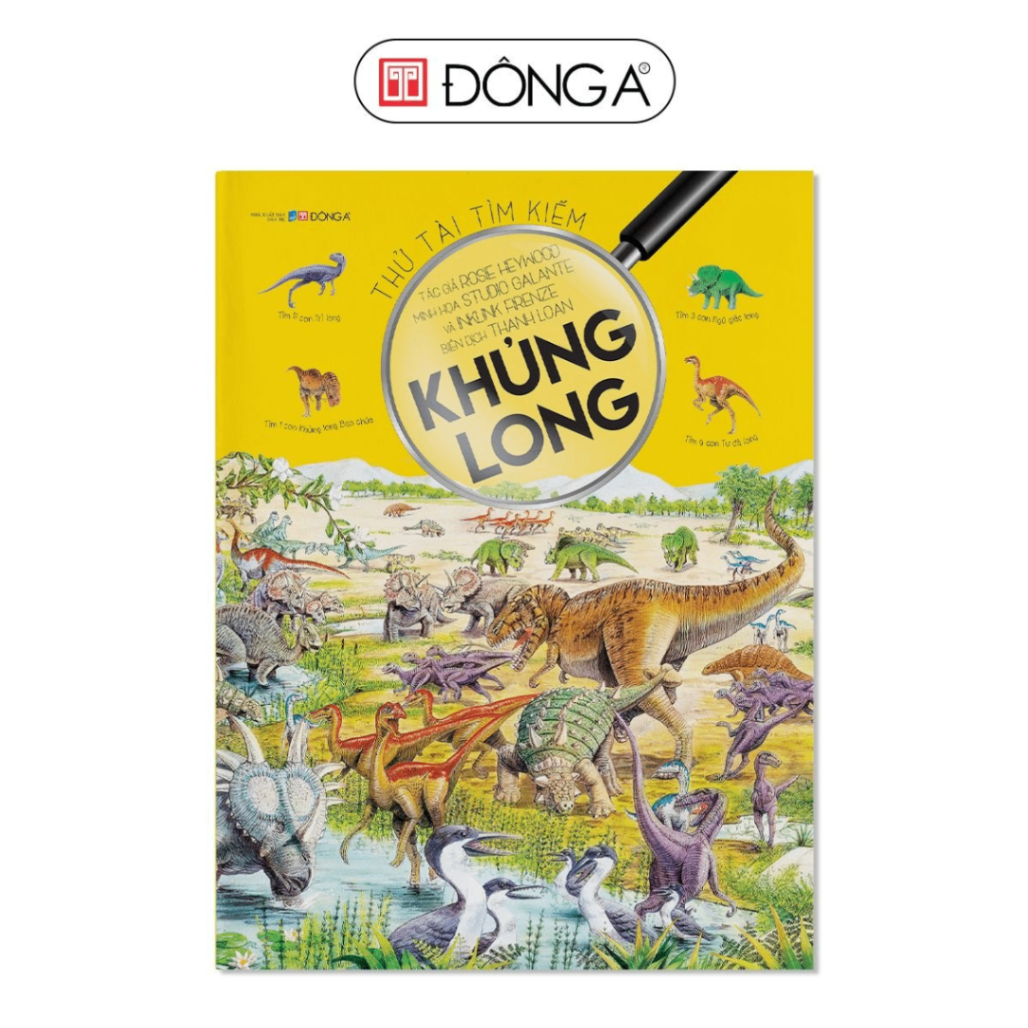 Thử tài tìm kiếm - Khủng long - 68 - Đông A, Sách thiếu nhi