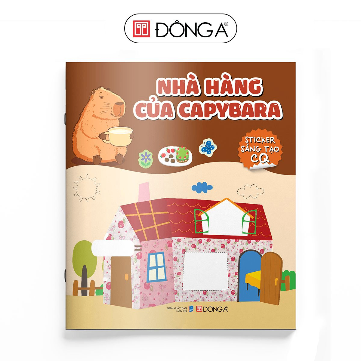 Sticker sáng tạo CQ - Nhà hàng của Capybara - Đông A, Sách thiếu nhi