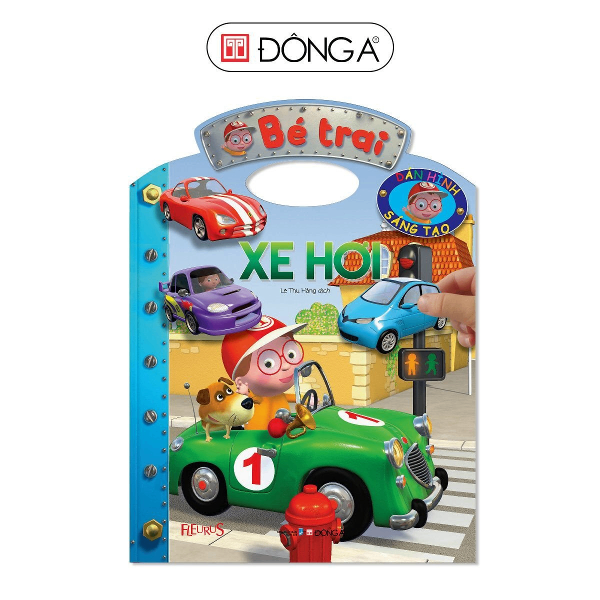 Bé trai dán hình - Xe hơi - Đông A, Sách thiếu nhi