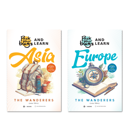 Bộ sách tiếng Anh Du lịch từ Á sáng Âu - The Wanderers - 2023 - Zenbooks
