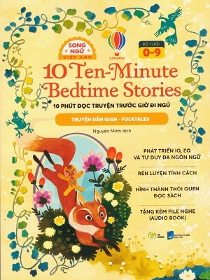 10 phút đọc truyện trước giờ đi ngủ (song ngữ) - Truyện dân gian - Usborne - 2024 - Đông Tây, Thiếu nhi, Văn học nước ngoài
