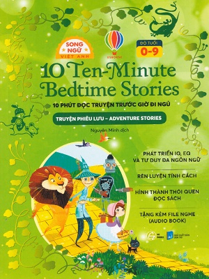 10 phút đọc truyện trước giờ đi ngủ (song ngữ) - Truyện phiêu lưu - Usborne - 2024 - Đông Tây, Thiếu nhi, Văn học nước ngoài