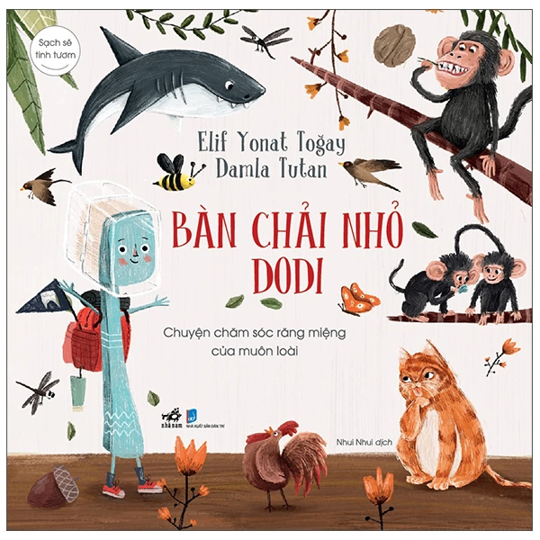 Sạch sẽ tinh tươm - Bàn chải nhỏ Dodi - Bàn chải nhỏ Dodi ngỏ lời muốn giúp các loài động vật vệ sinh răng miệng. Thế nhưng mỗi loài lại có một cách chải răng riêng: sóc nhai vỏ cây thật kỹ để răng chắc khỏe, sư tử gặm xương để răng sáng loáng, khỉ xỉa ră