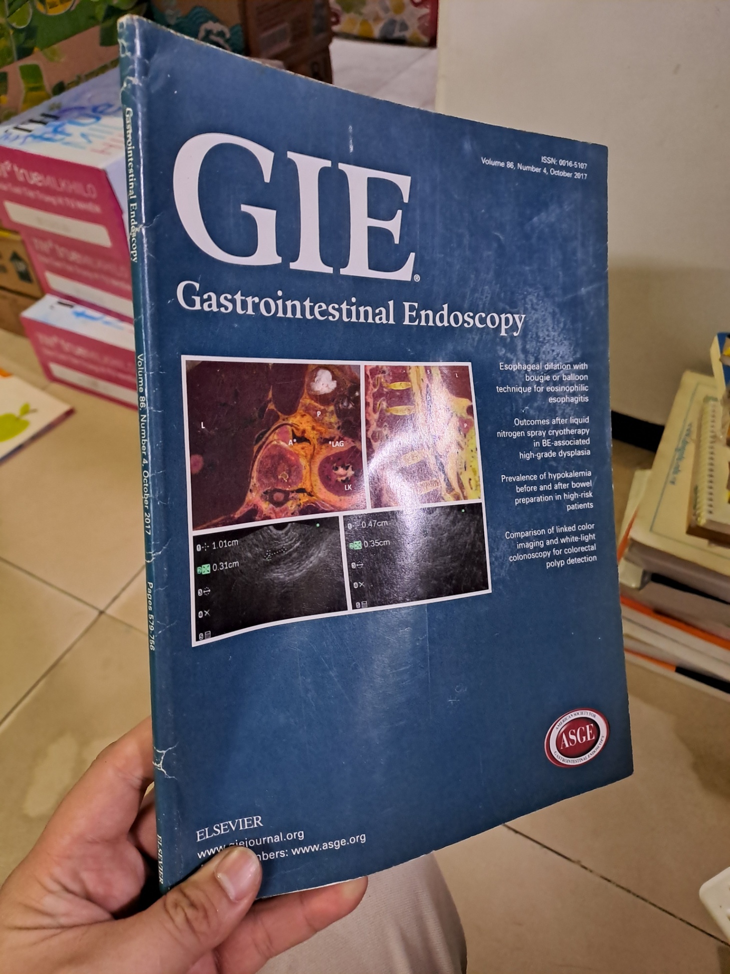 GIE Gastrointestinal Endoscopy volume 86 no 4 10/2017 HCM0808 TẠP CHÍ, THIẾT KẾ, THỜI TRANG