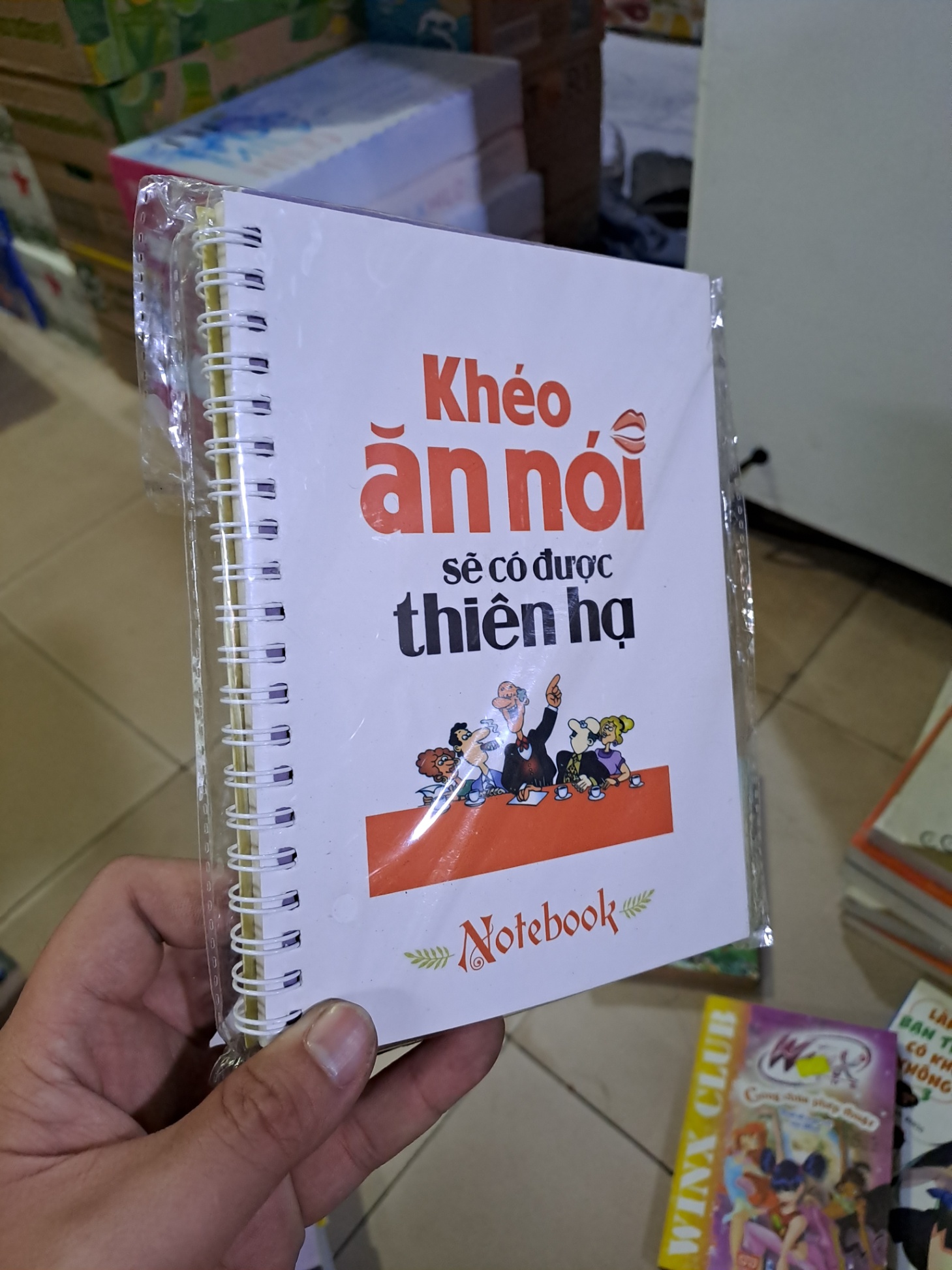 Sổ tay lò xo khéo ăn nói sẽ có được thiên hạ HCM0808 Văn phòng phẩm