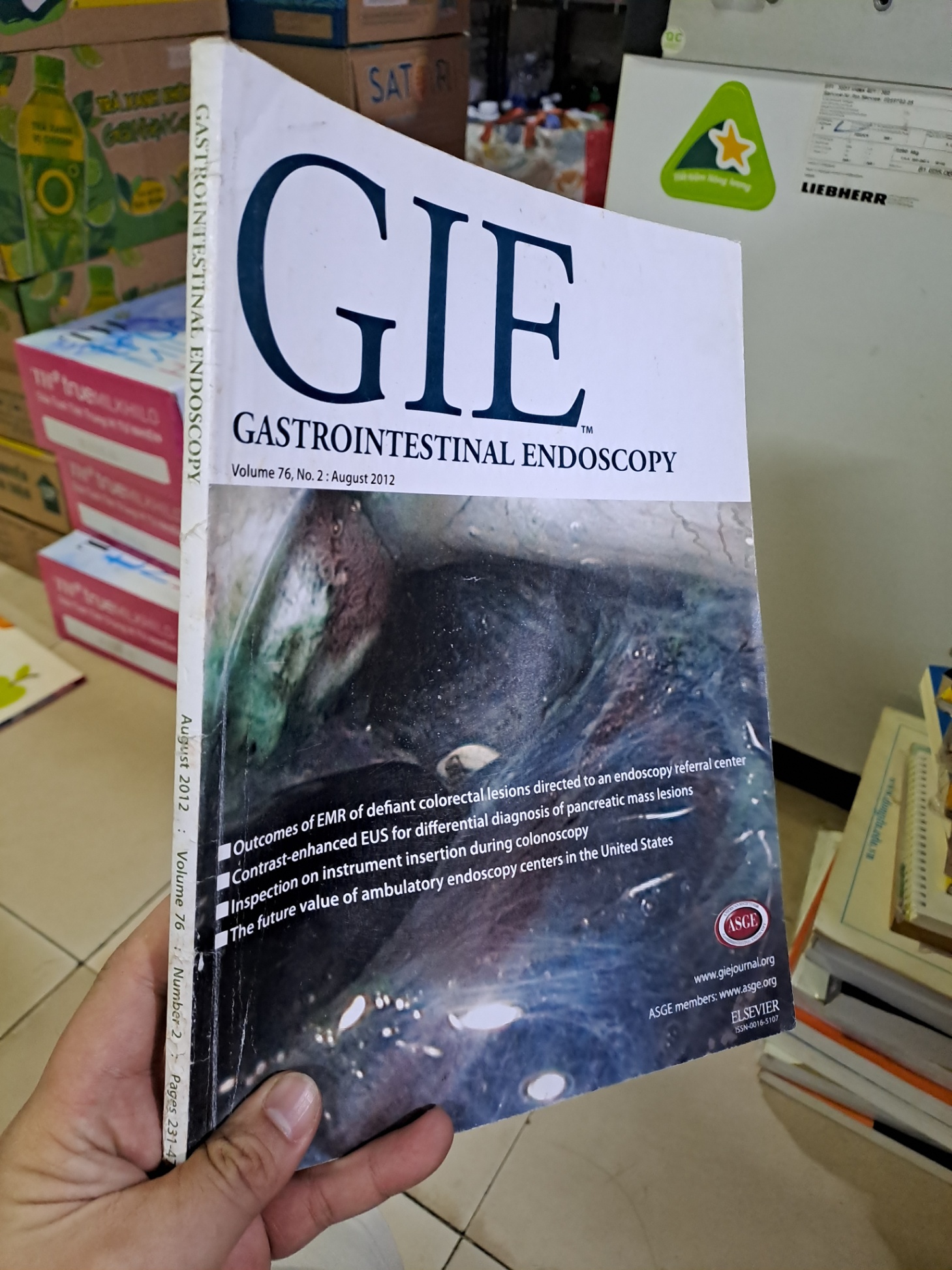 GIE Gastrointestinal Endoscopy volume 76 no 2 8/2012 HCM0808 TẠP CHÍ, THIẾT KẾ, THỜI TRANG