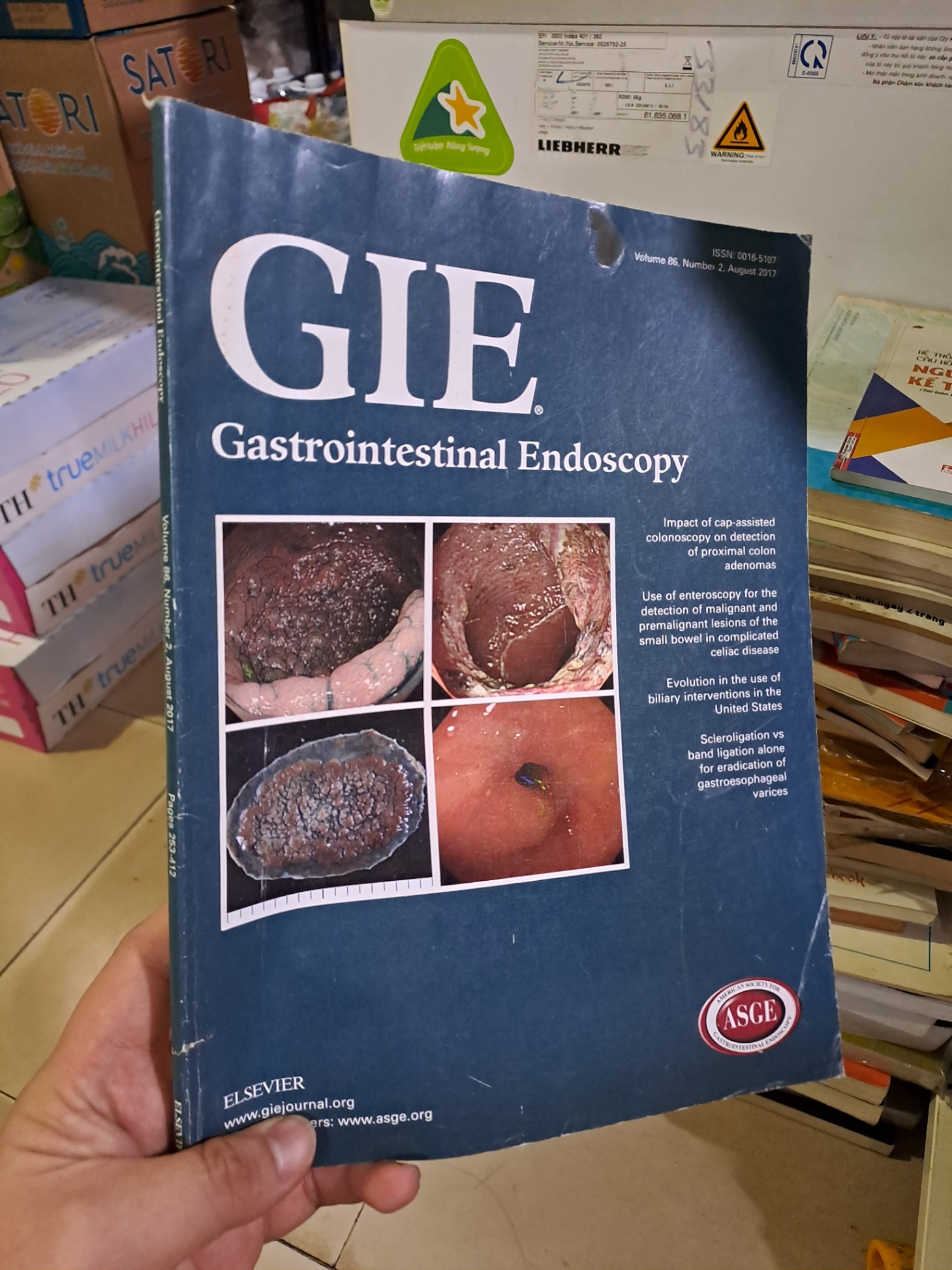 GIE Gastrointestinal Endoscopy volume 86 no 2 8/2017 HCM0808 TẠP CHÍ, THIẾT KẾ, THỜI TRANG