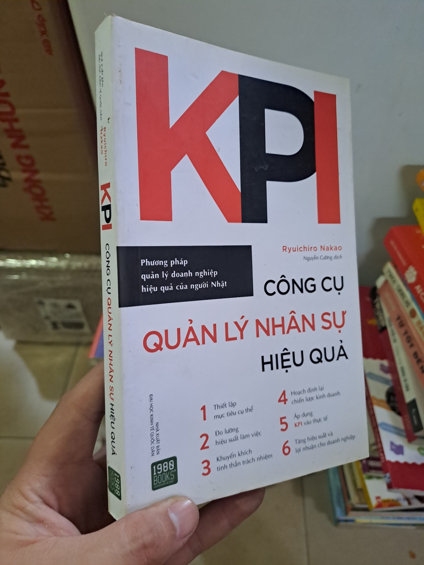 KPI công cụ quản lý nhân sự hiệu quả mới 90% ố nhẹ 2019 HCM2308 QUẢN TRỊ