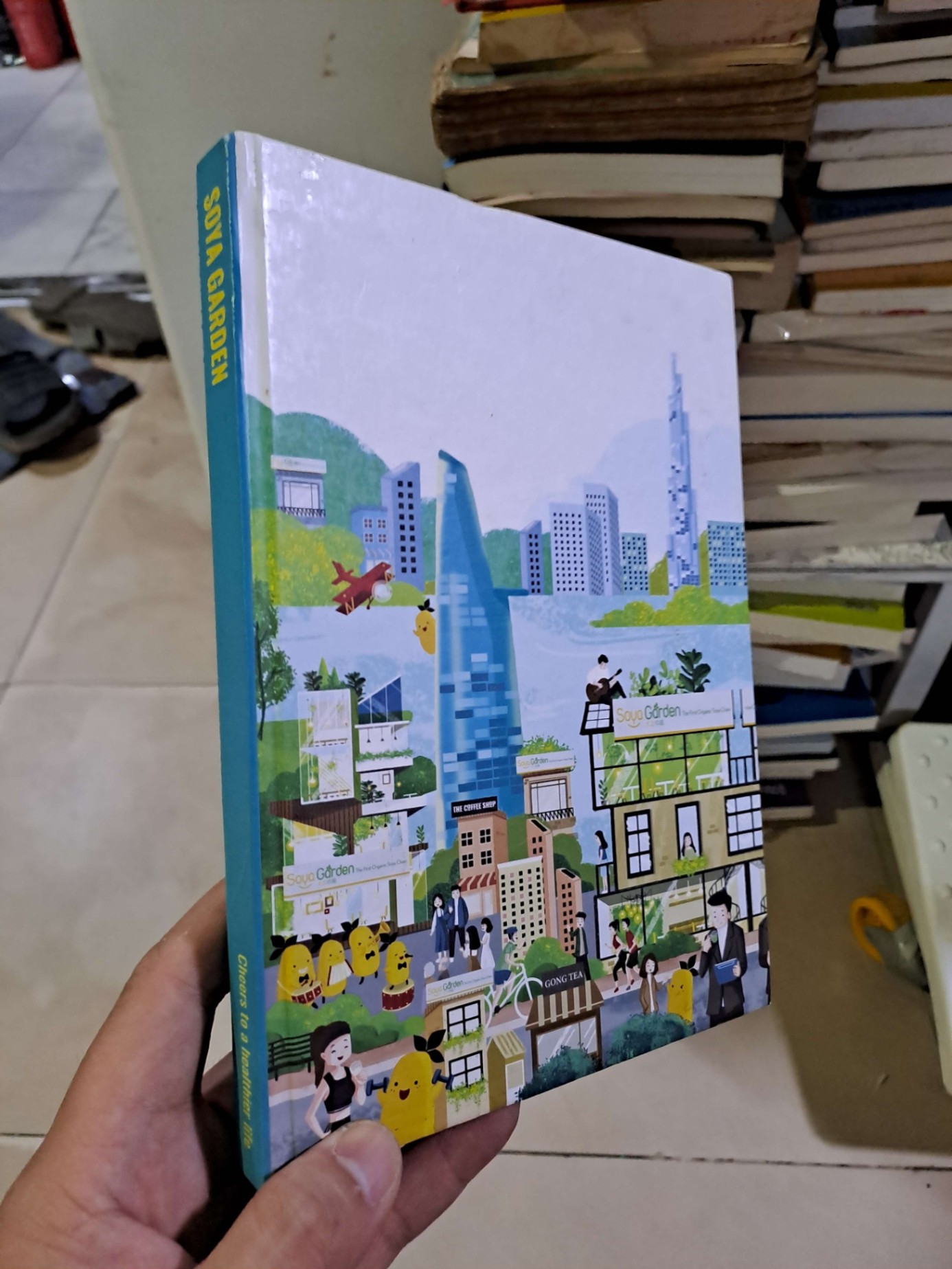Sổ tay soya garden mới 90% bìa cứng Văn phòng phẩm HCM2908